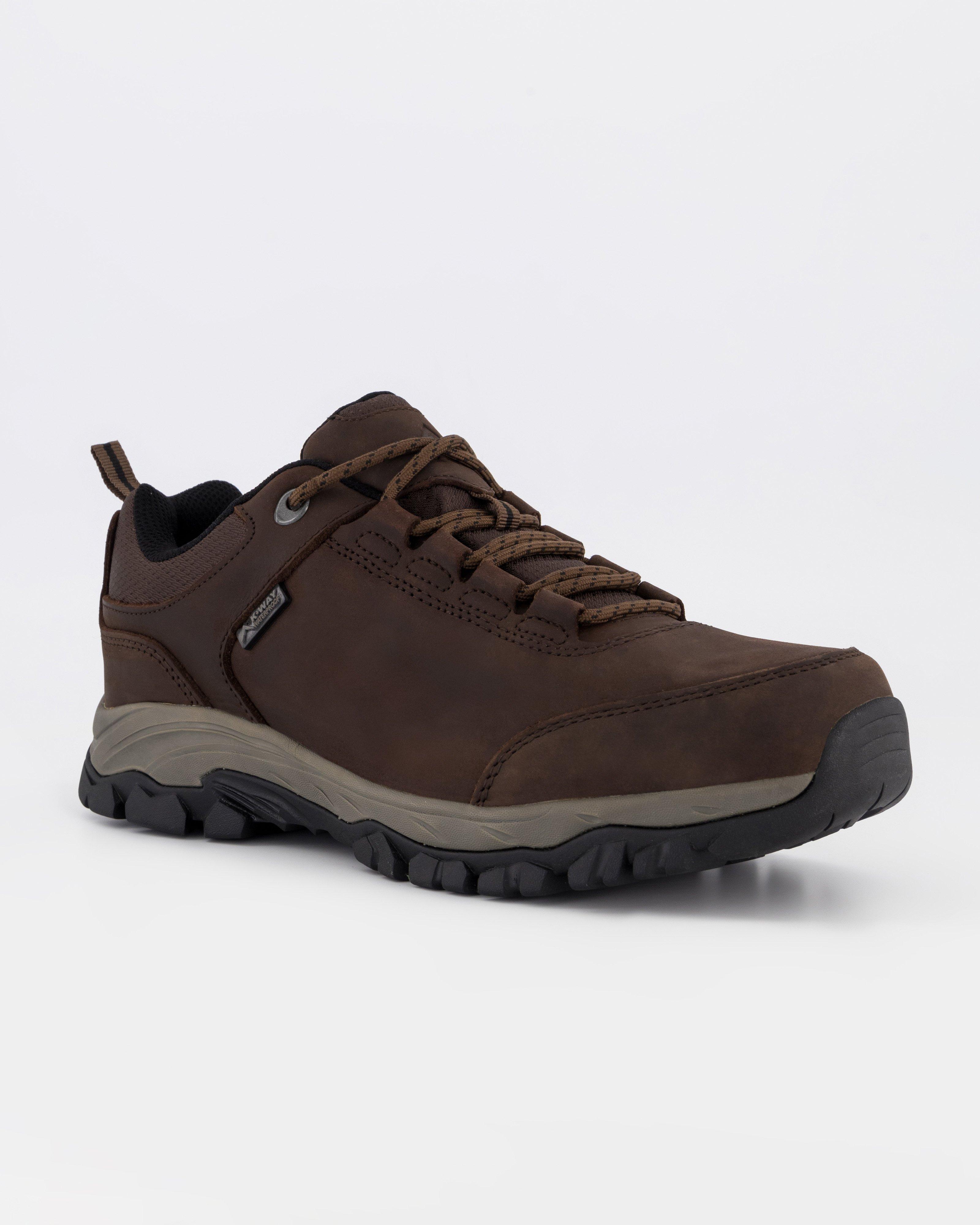 K-Way Men's Wanderer Hiking Shoes -  Brown/Black