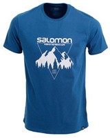 Salomon Men’s Stormberg Short Sleeve Tee -  blue