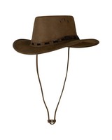Cape Union Sullivan Leather Hat -  brown