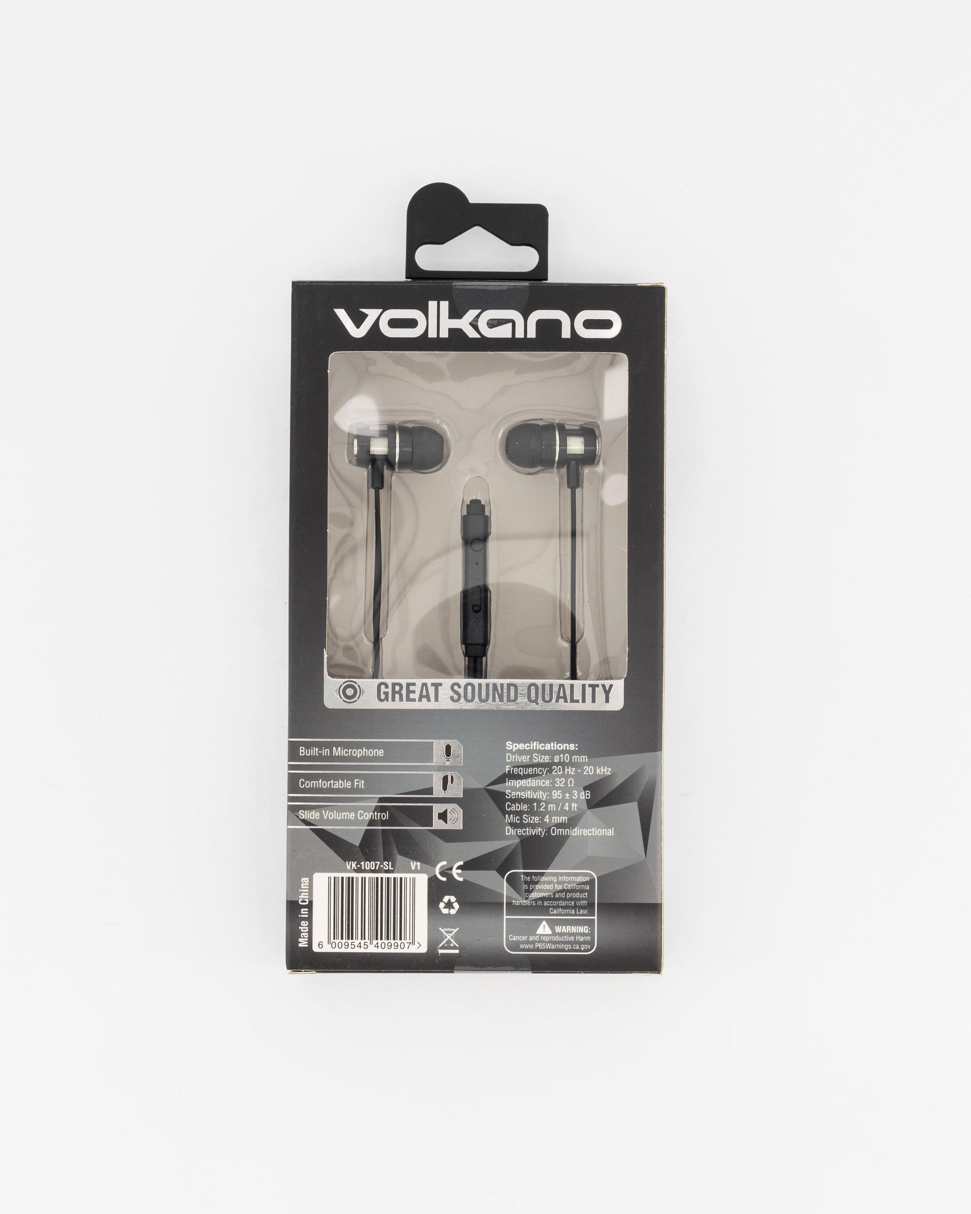 Volkano alloy series metal earphones hot sale