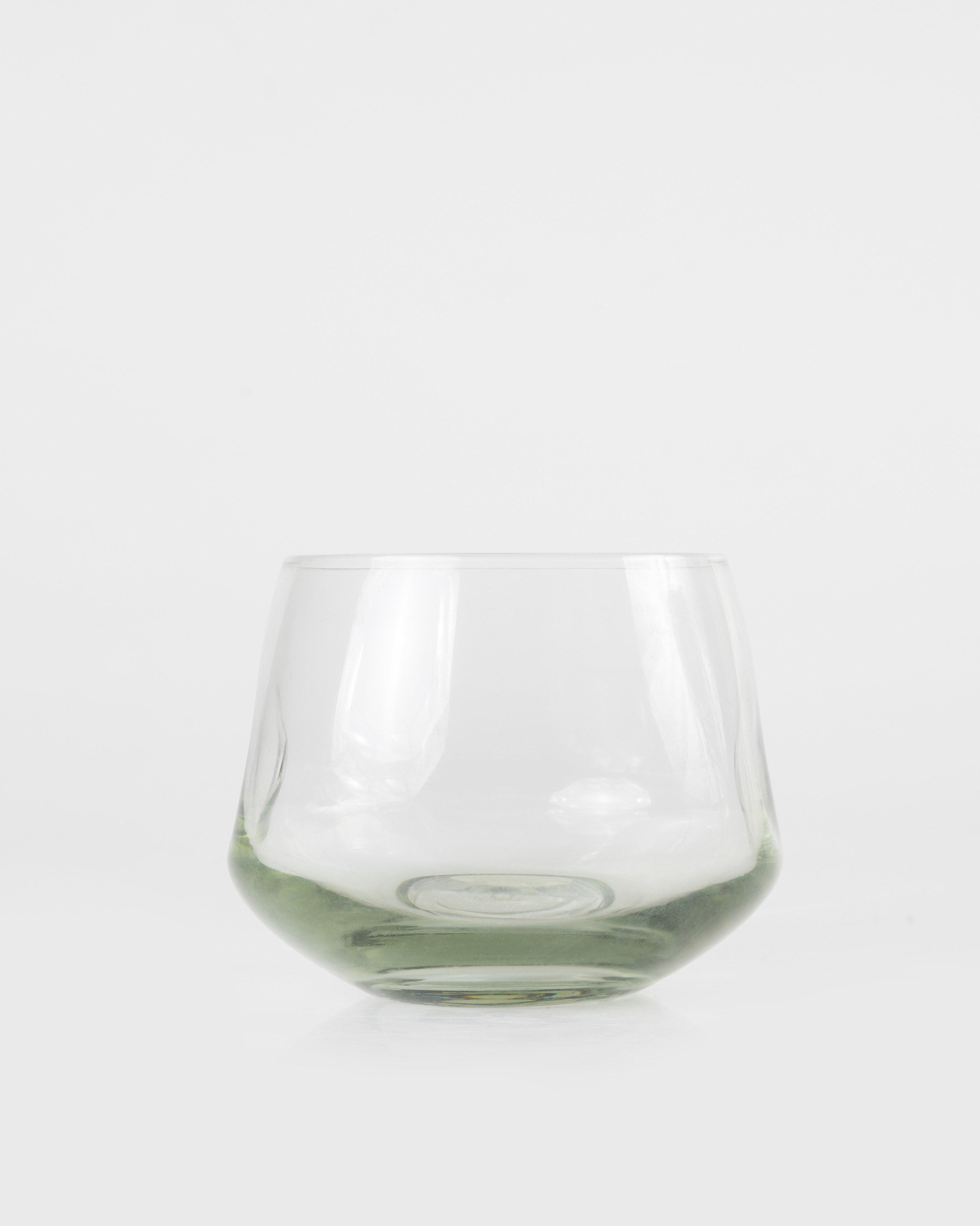 Ngwenya Squashed Short Tumbler Glass -  No Colour