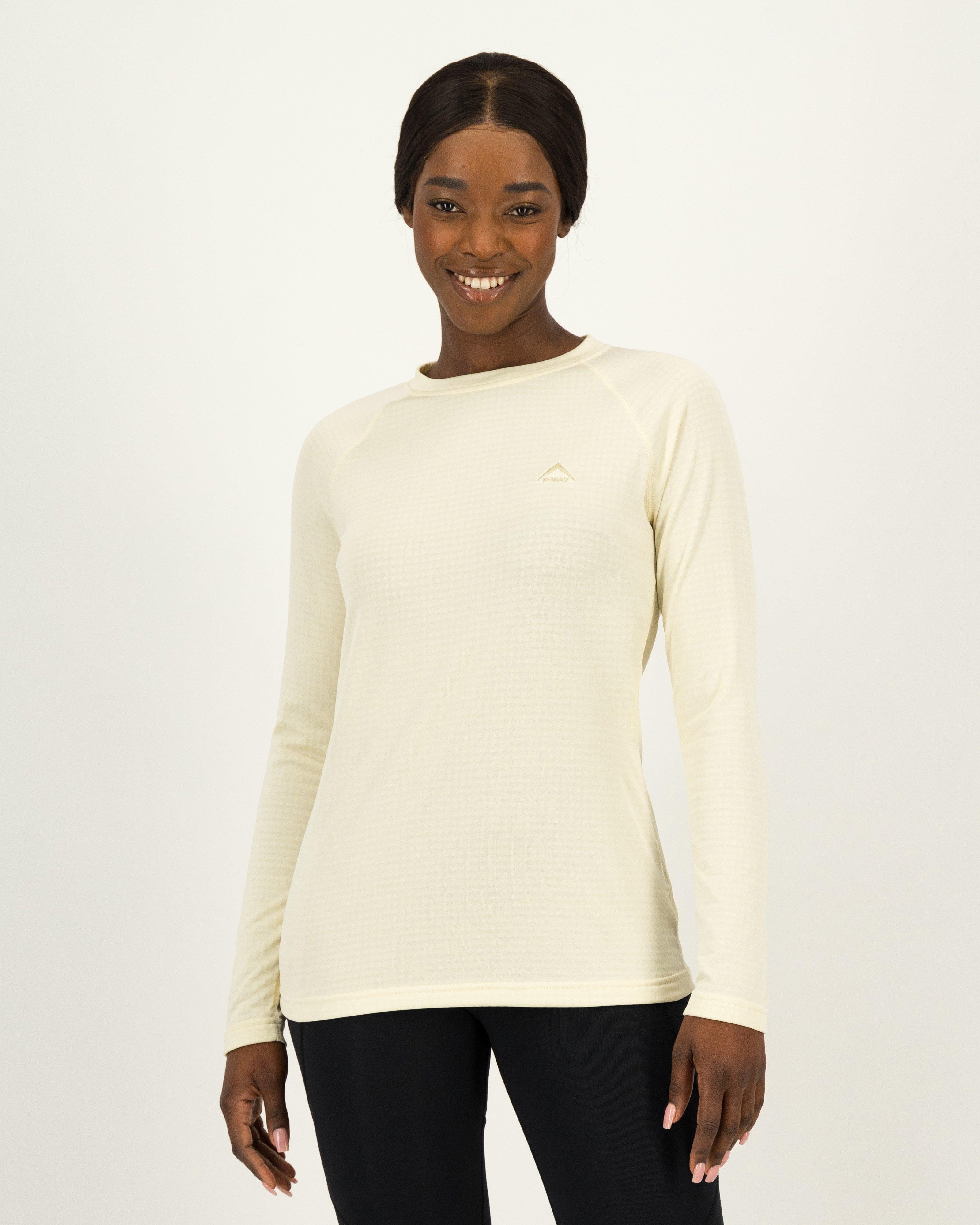 K-Way Women's Hazel Crew Neck Fleece Top -  Milk