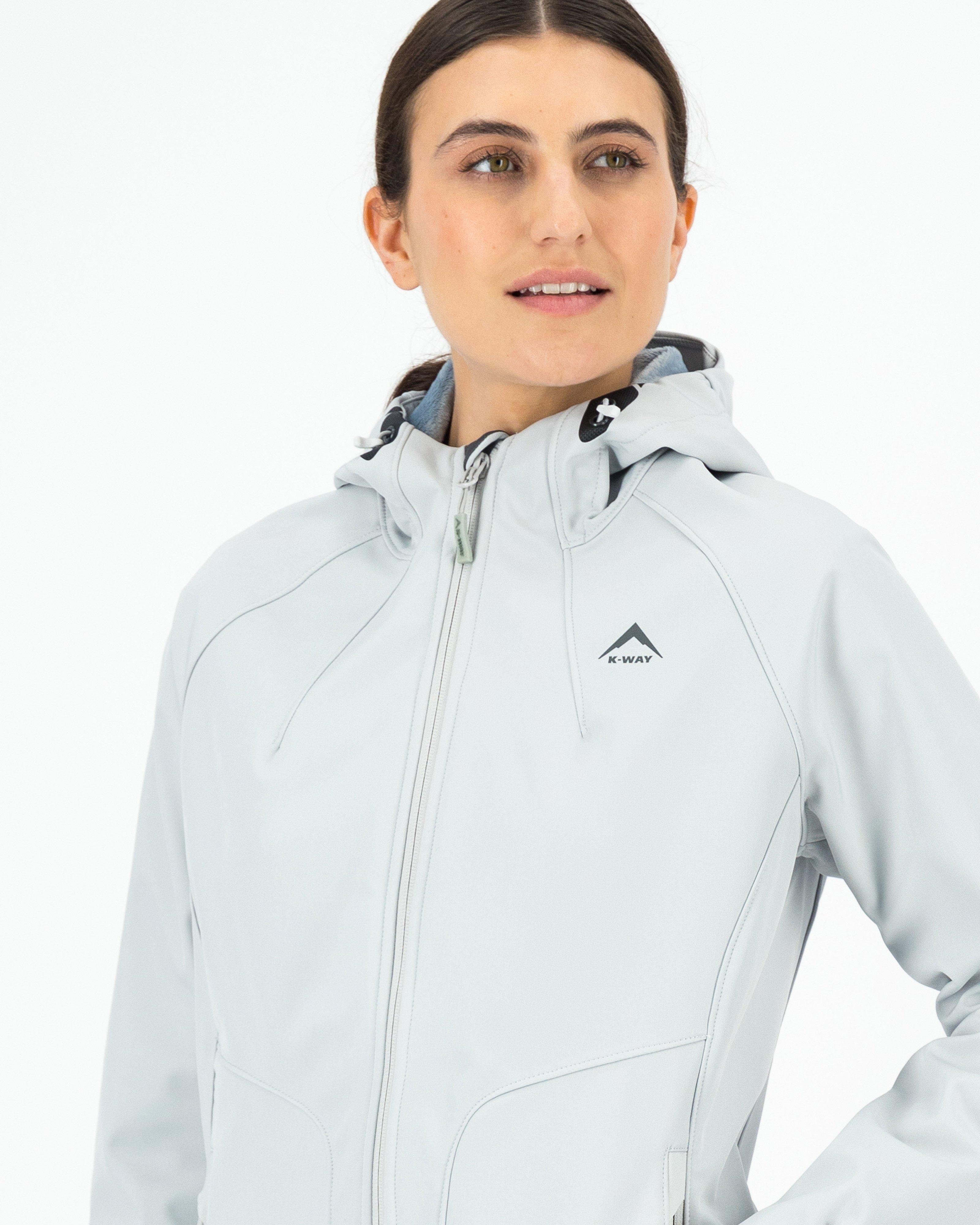 K-Way Women's Eliana Softshell Jacket -  Silver