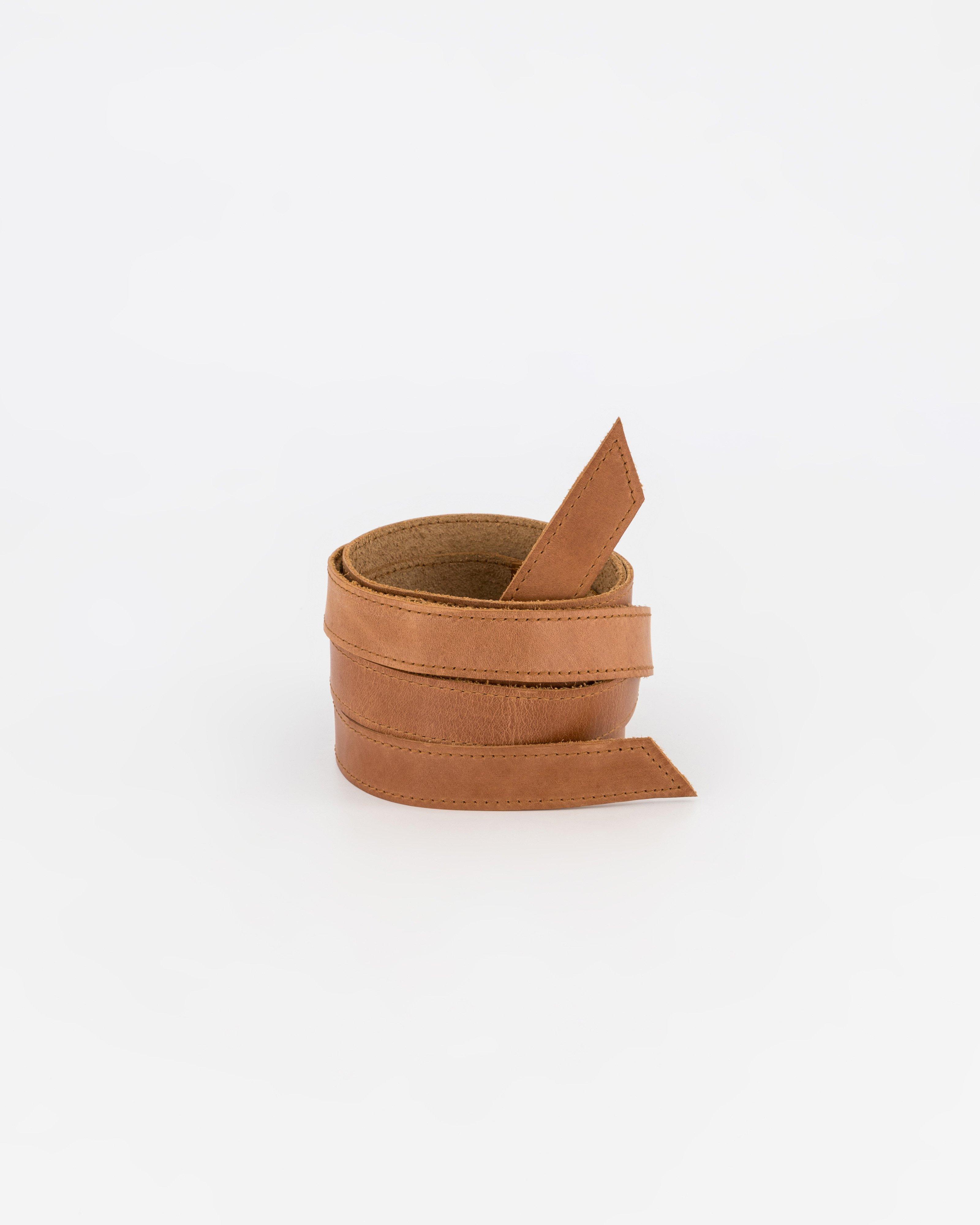 Tammy Waist Tie Belt -  Tan/Tan