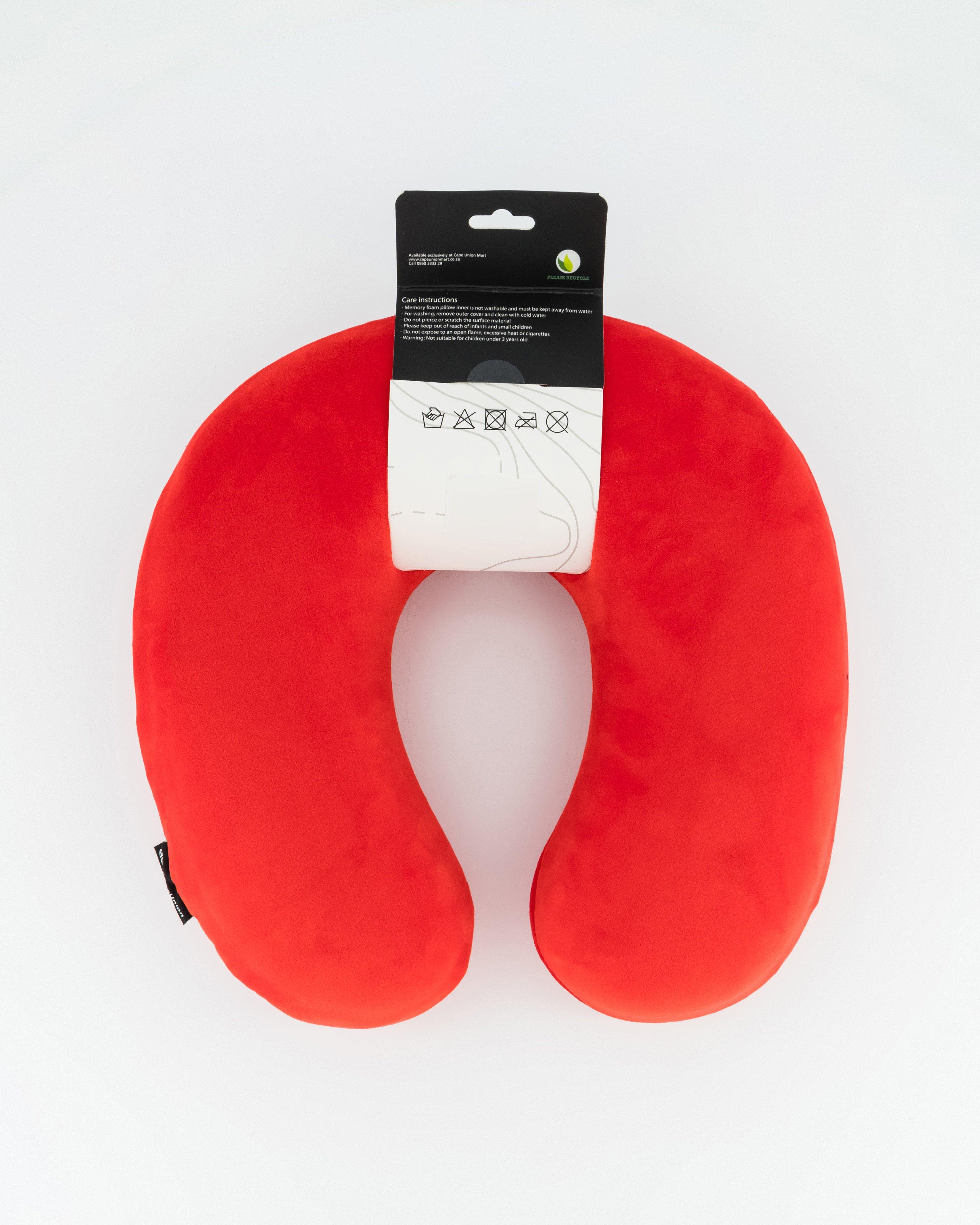 Cape Union Memory Foam Travel Pillow Fleece