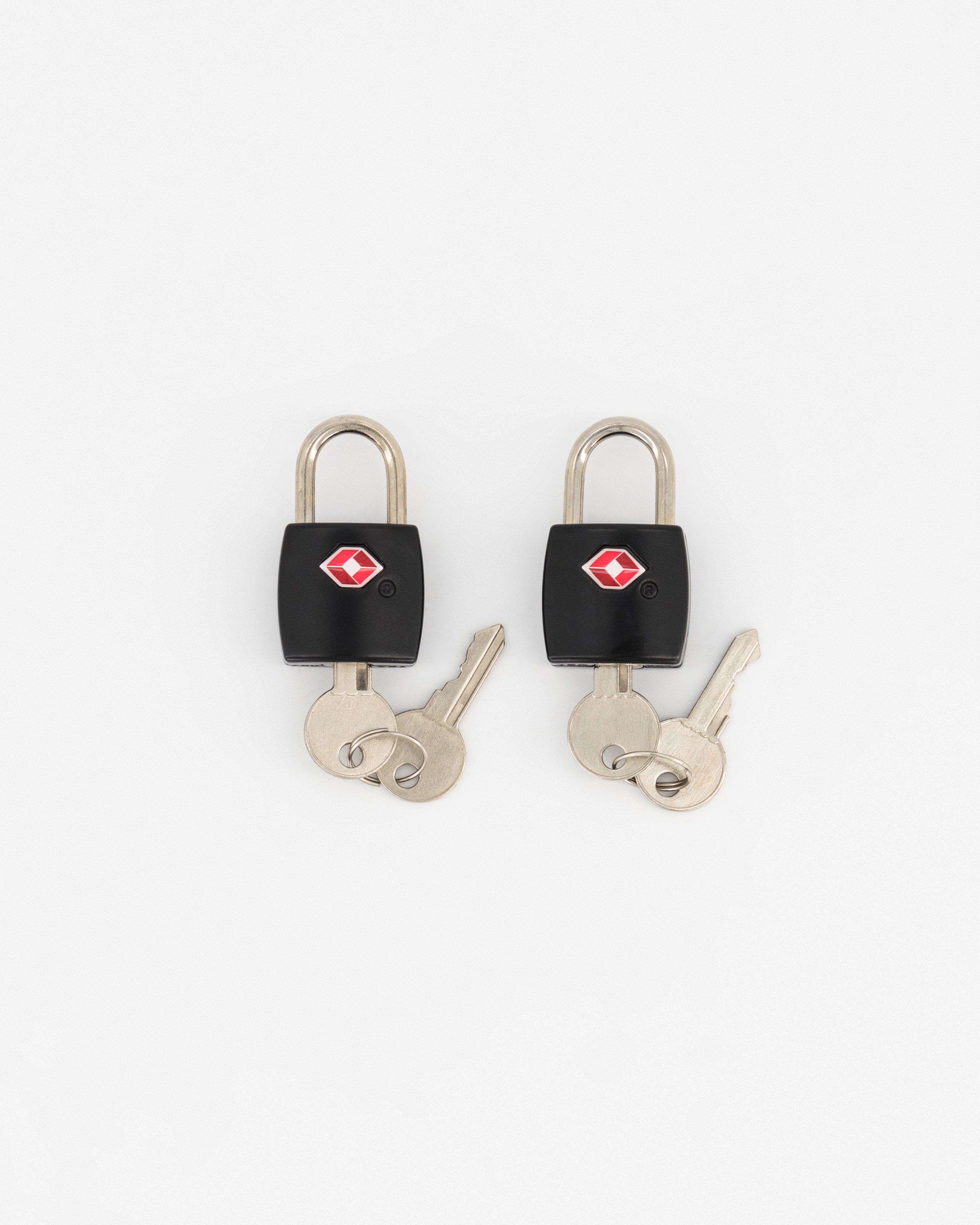 Cape Union TSA Padlock - 2 Pack -  Black