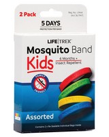 Lifetrek Mosquito Band Kids 2 Pack -  assorted