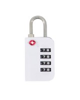 Cape Union 4-Dial TSA Combination Lock -  white