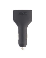 Aukey 4-Port 42W Car Charger -  black