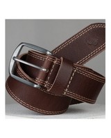 Old Khaki Men's Kaleb Edge Stitch Leather Belt -  brown