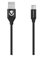 Volkano Weave Micro USB Cable -  black