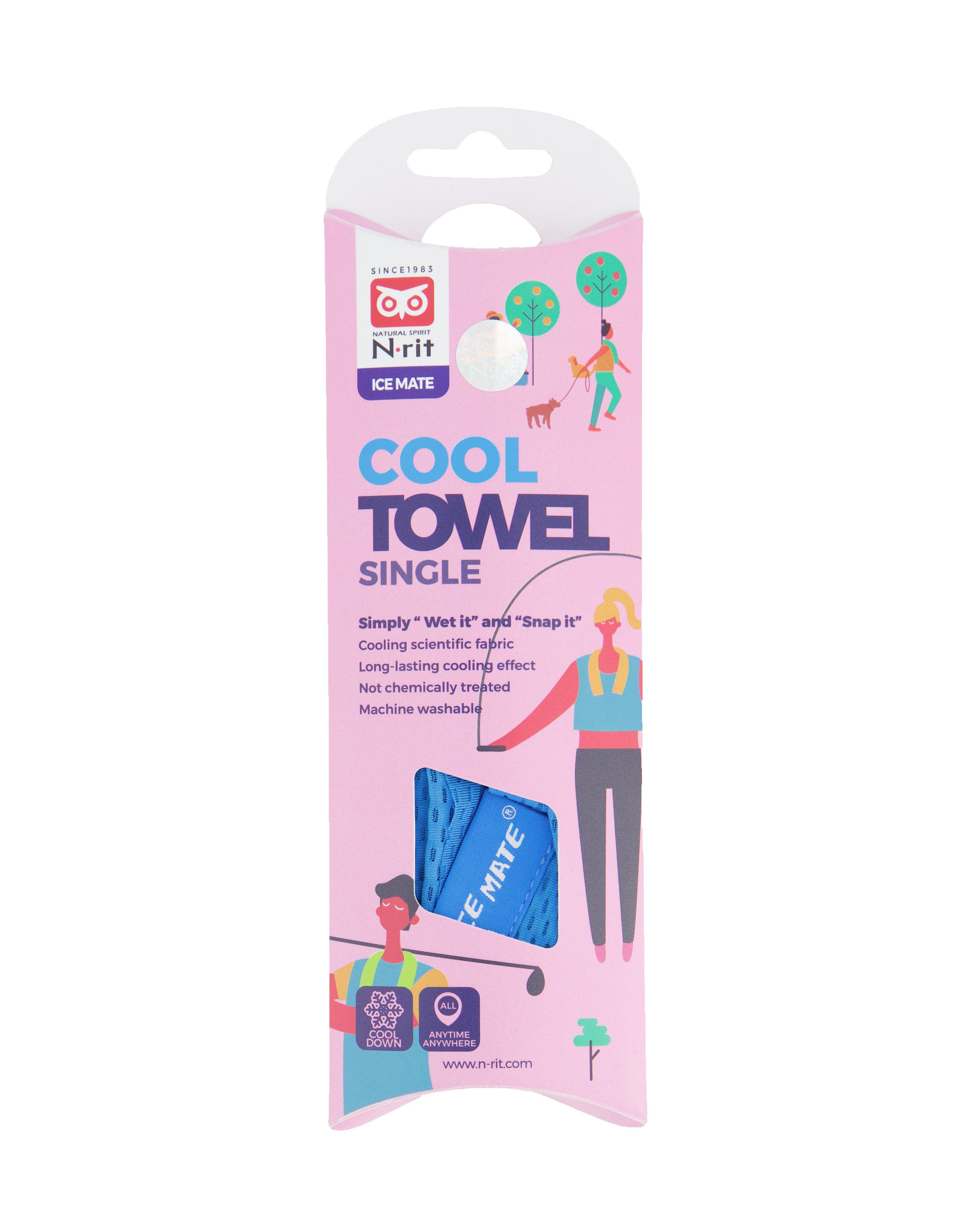 N-Rit SIngle Layer Cooling Ice Towel -  Blue