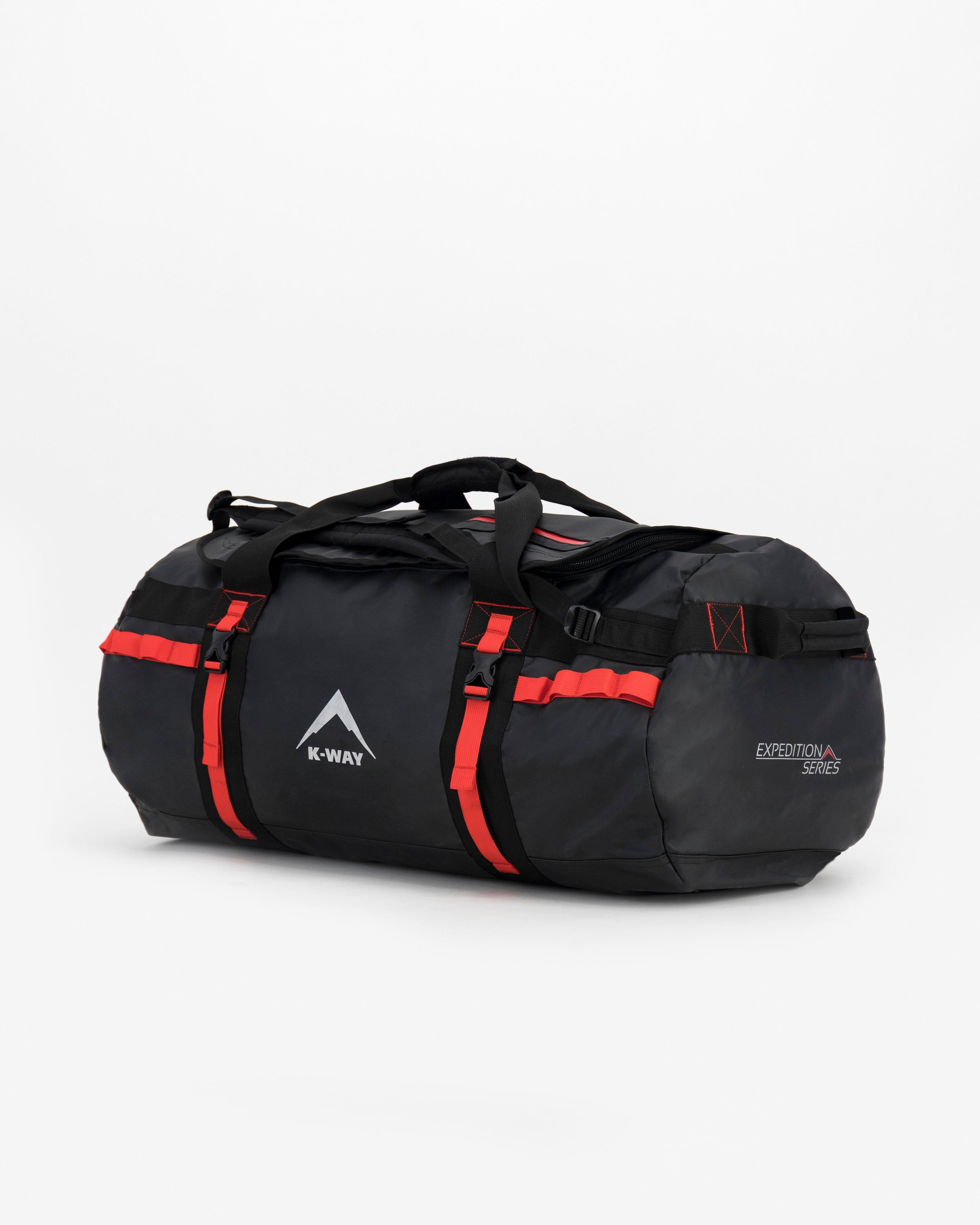 K-Way Sherpa Duffel Bag -  Black/Red