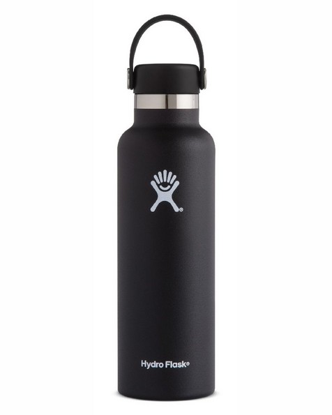 Hydro Flask 621ml Standard Mouth Flask -  black