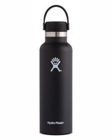 Hydro Flask 621ml Standard Mouth Flask -  black