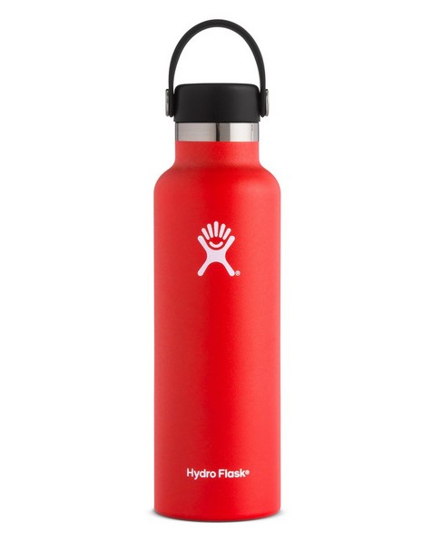 Hydro Flask Standard Mouth Flask 621ml -  red