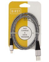Birst Woven 8-Pin Cable -  grey