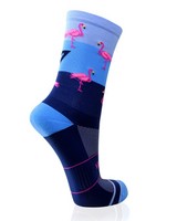 VERSUS Flamingo Sock -  blue