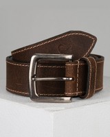 Old khaki Men's Joe Leather Belt -  brown