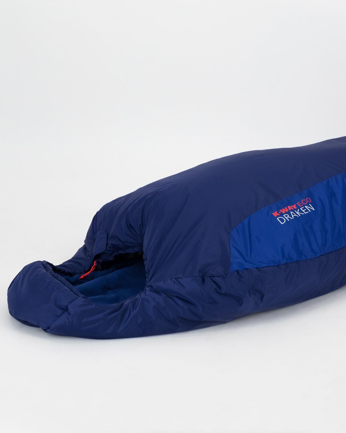 K-Way Draken 1250 Eco Sleeping Bag -  Blue