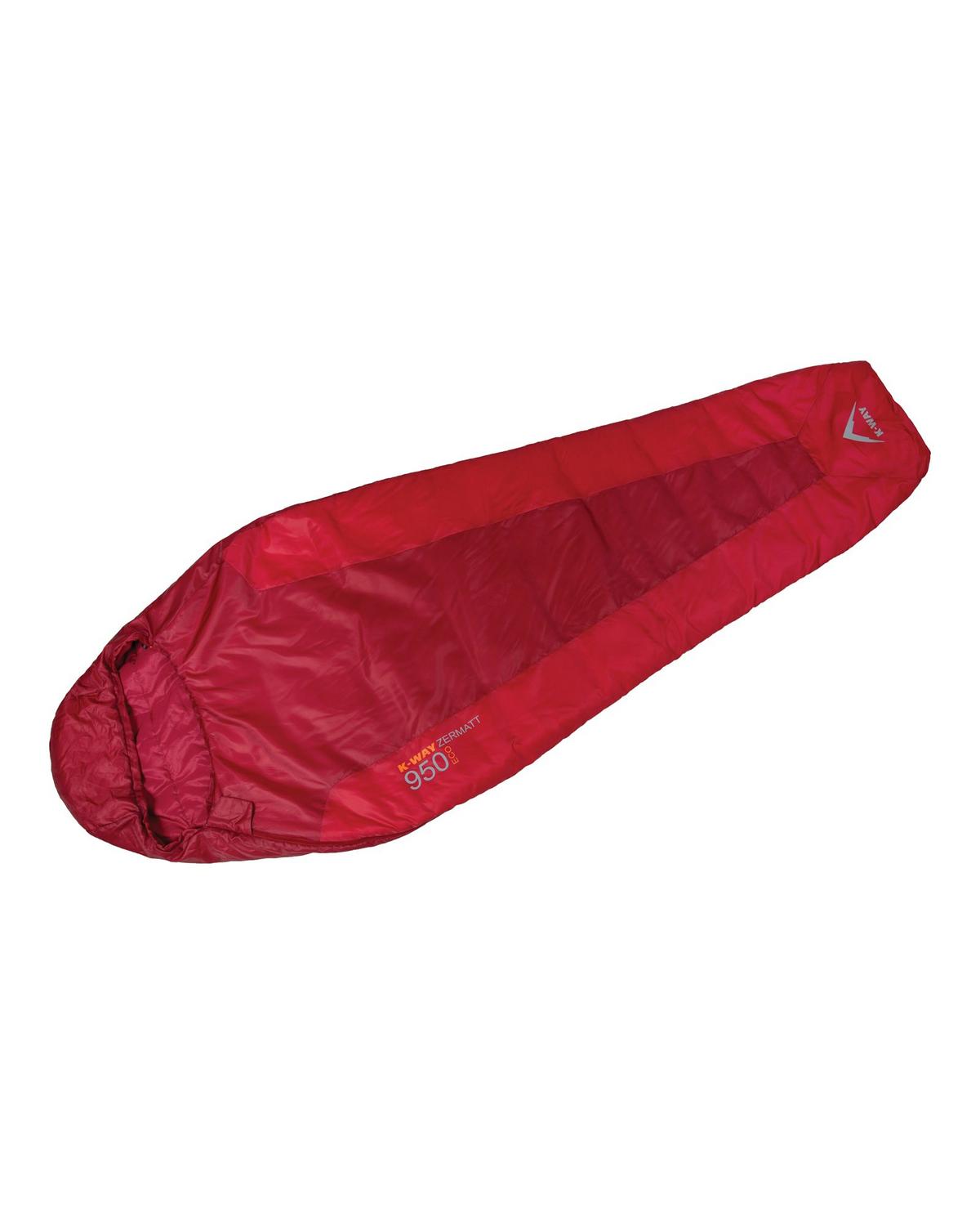 K-Way Draken 1250 Eco Sleeping Bag -  Red/Red