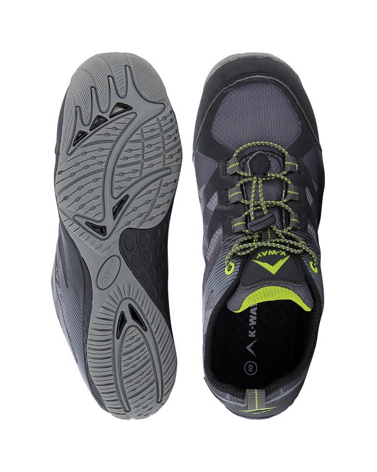 K-Way Men's Rift Shoes -  Black/Charcoal