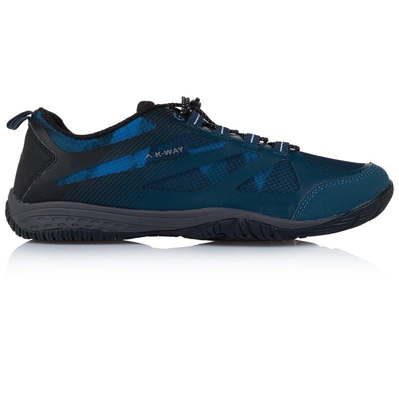 K-Way Men's Rift Shoes -  Sea Blue/Black