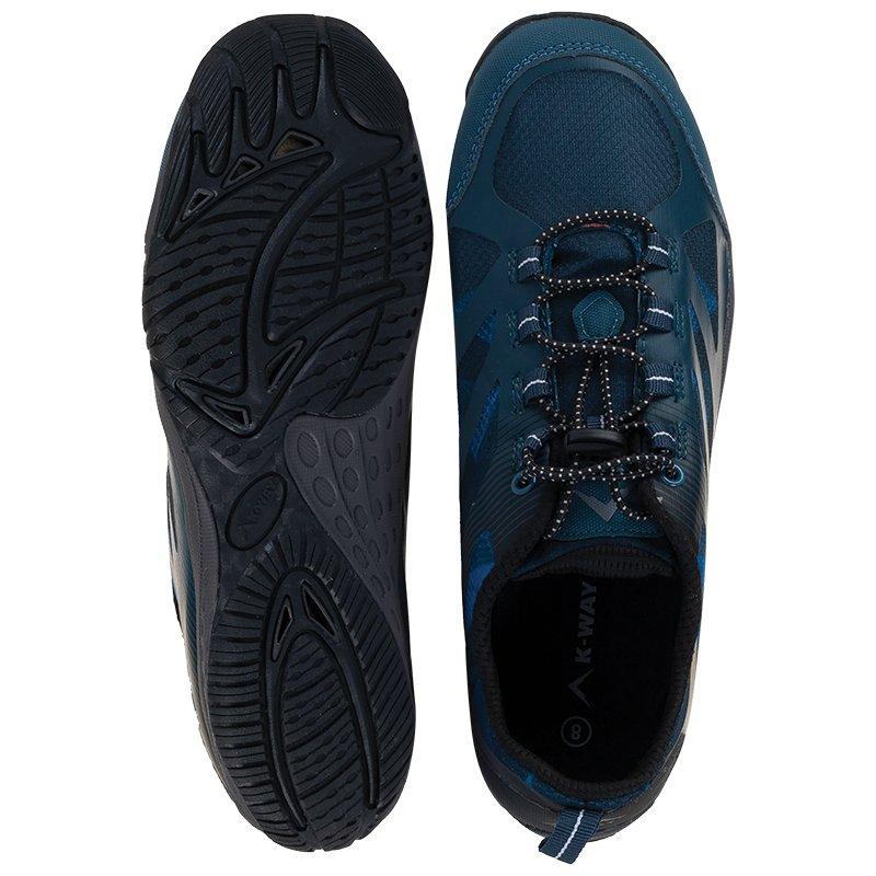 K-Way Men's Rift Shoes -  Sea Blue/Black