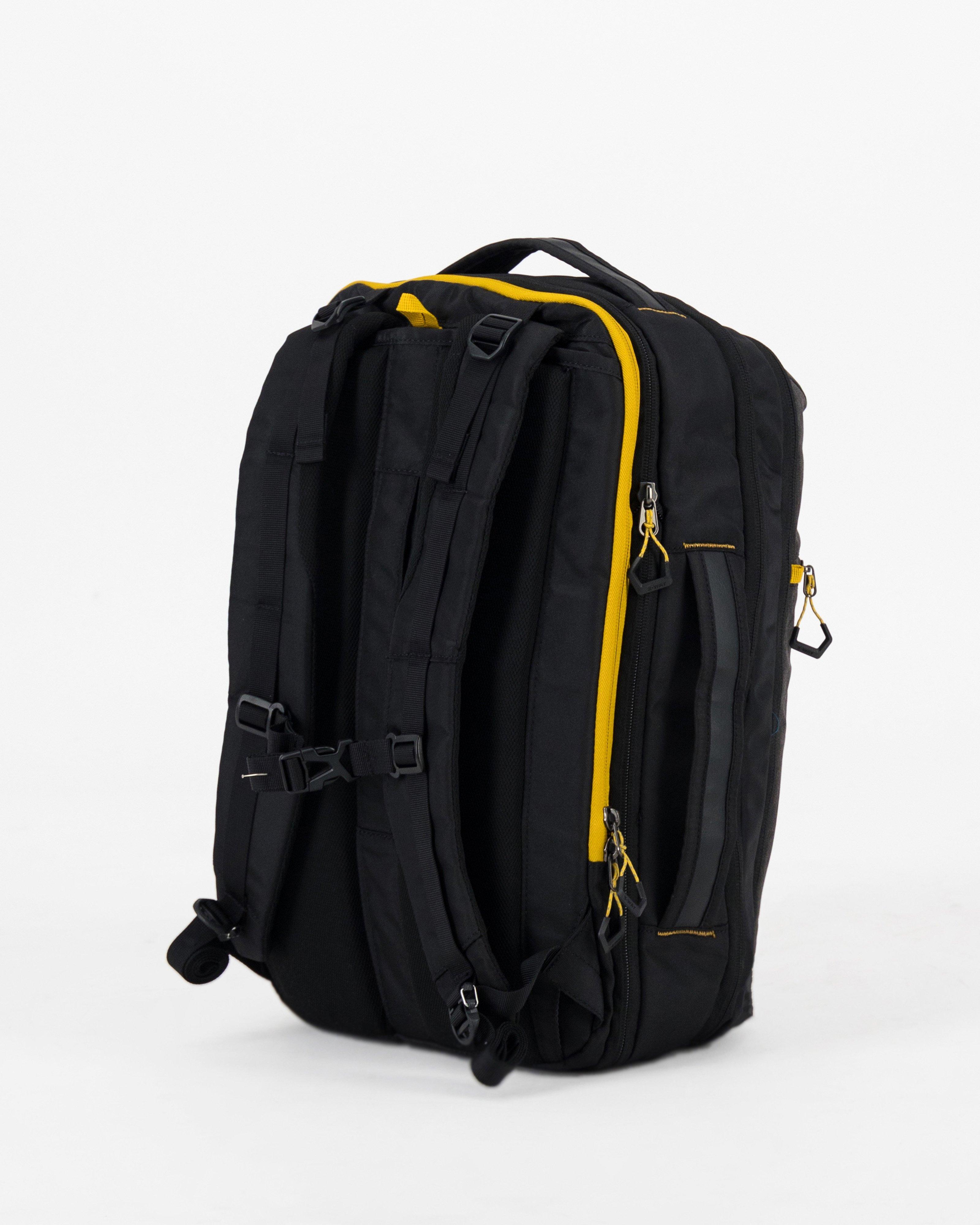 K-Way Executive Laptop Bag -  Charcoal/Mustard