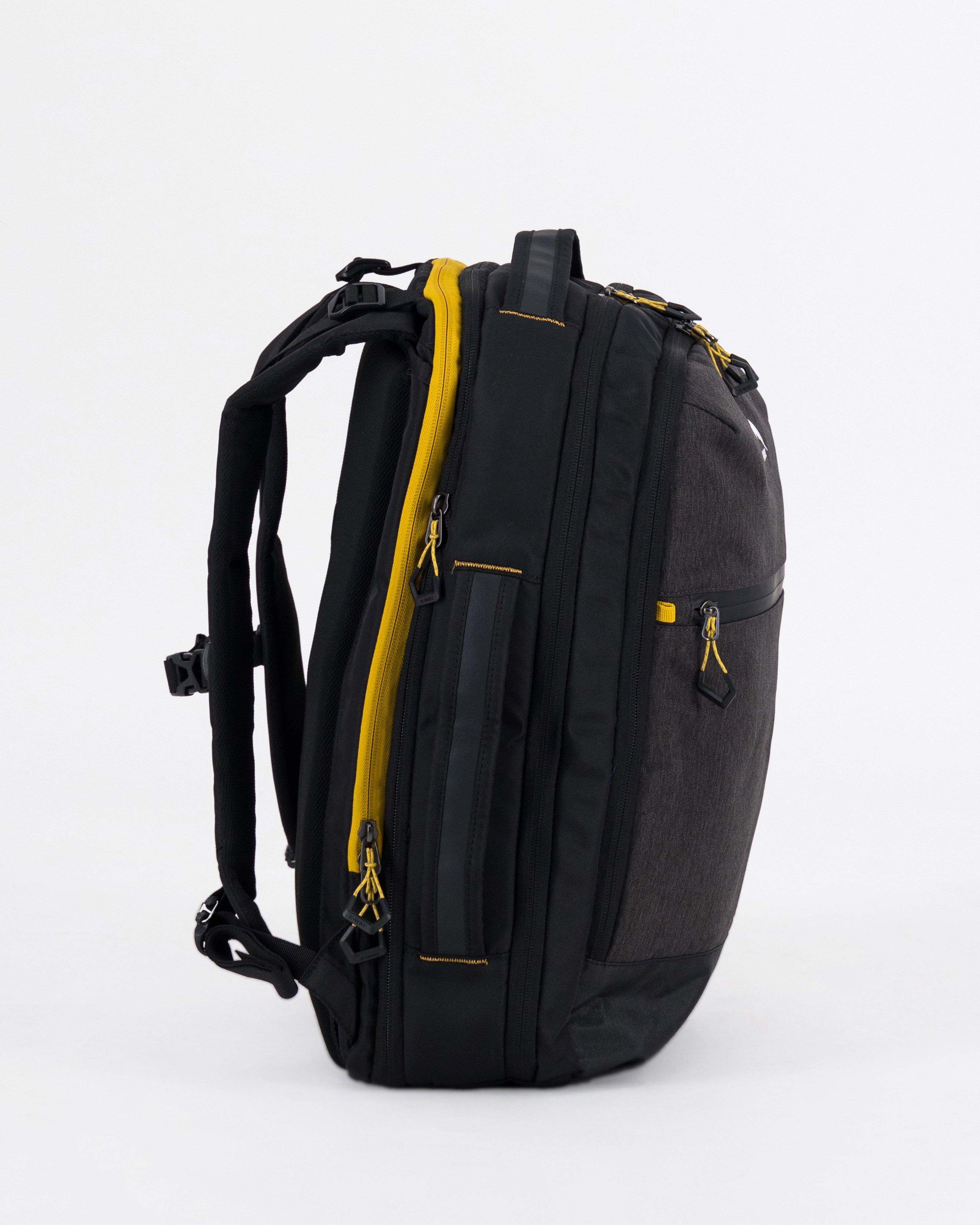 K-Way Executive Laptop Bag -  Charcoal/Mustard