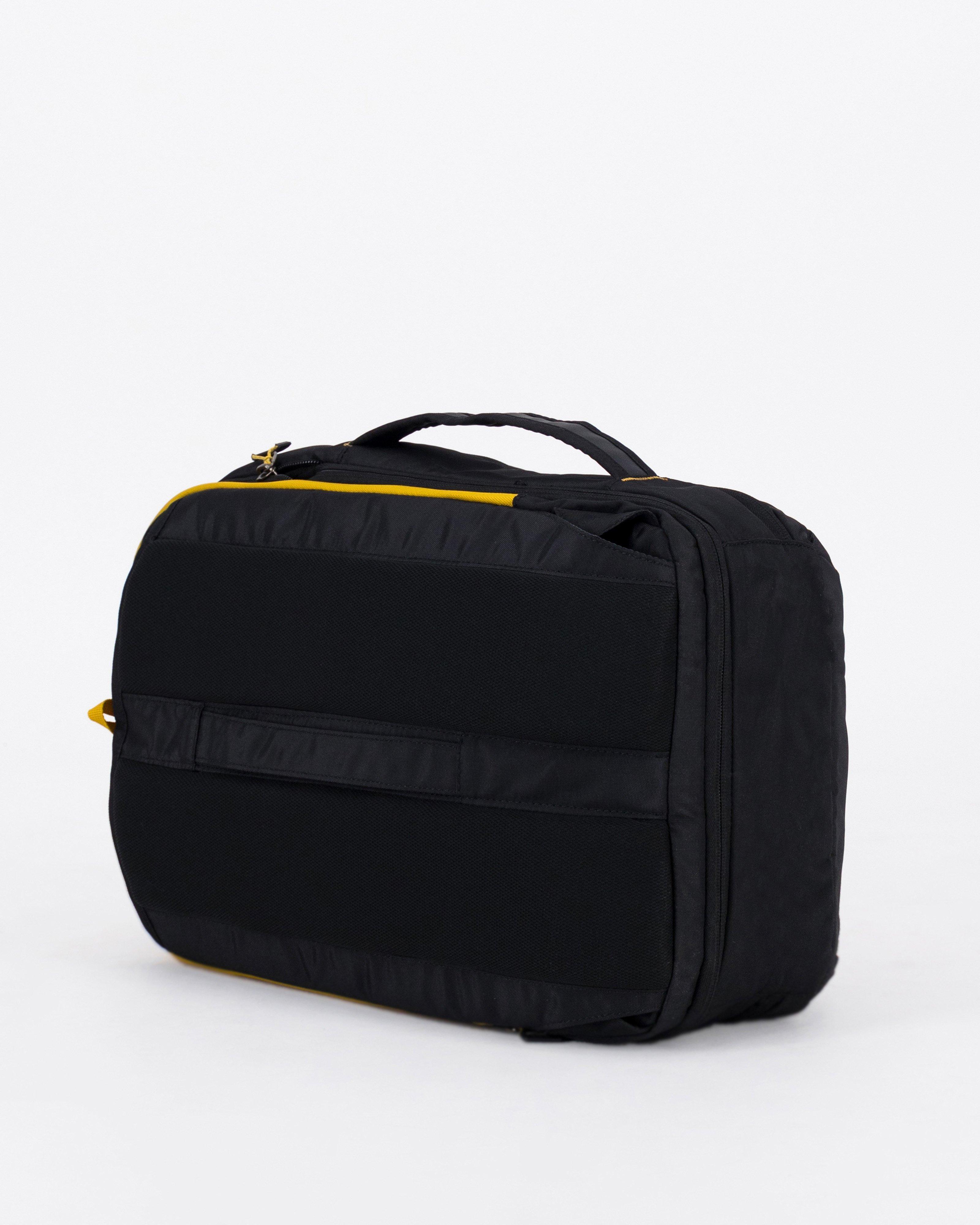 K-Way Executive Laptop Bag -  Charcoal/Mustard