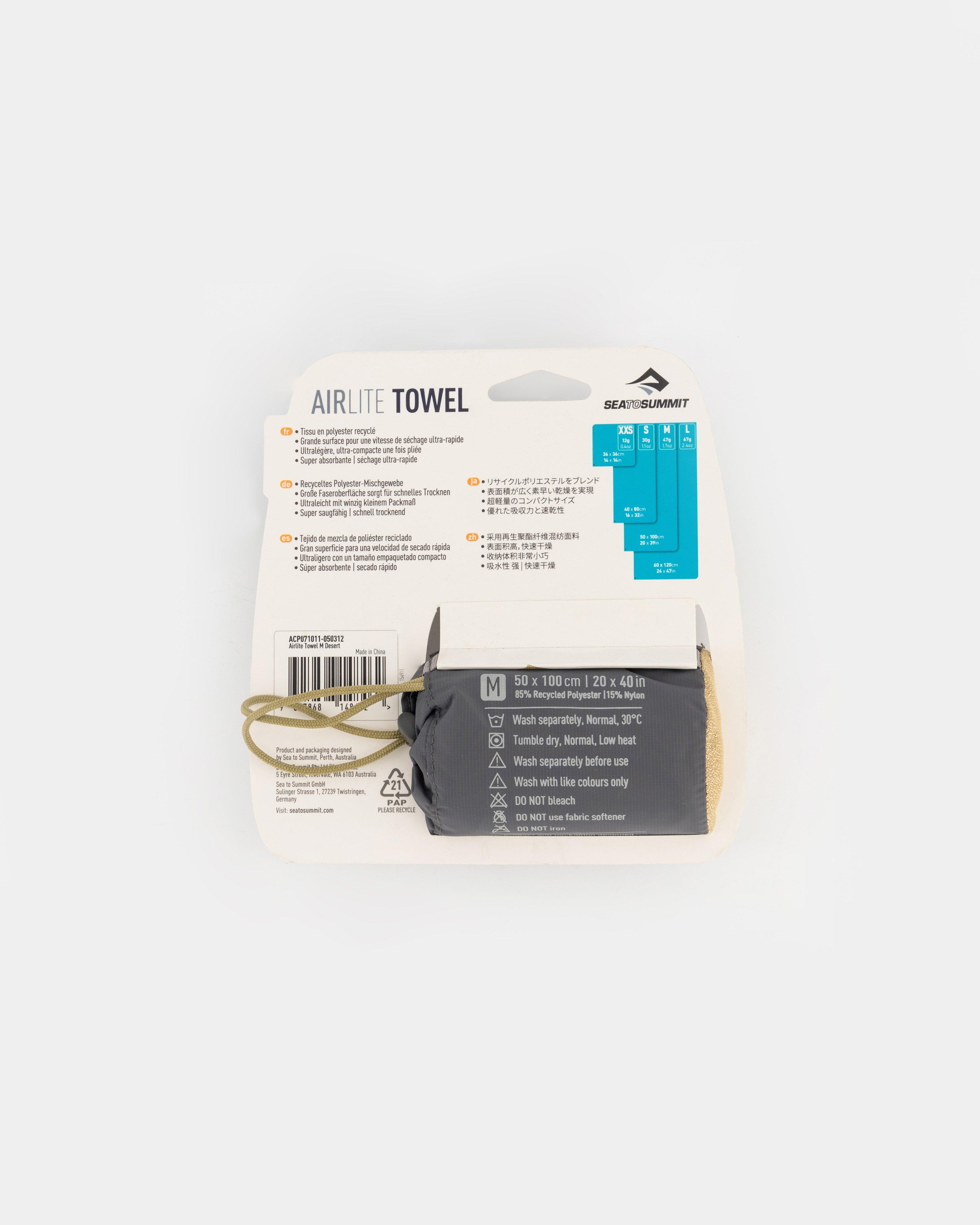 Sea to Summit Airlite Medium Towel | Cape Union Mart