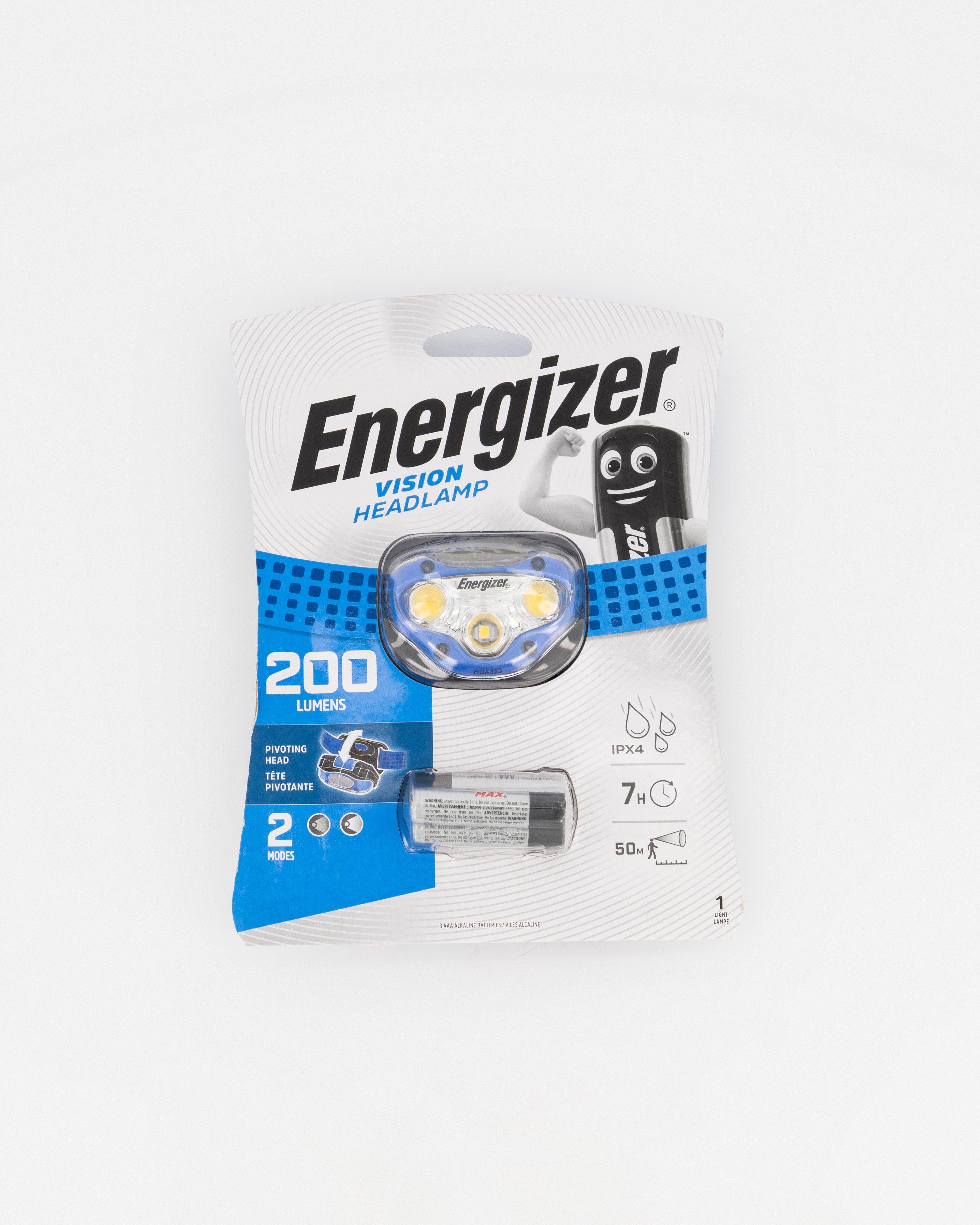 Energizer® Vision 200 Lumen Headlamp -  Blue