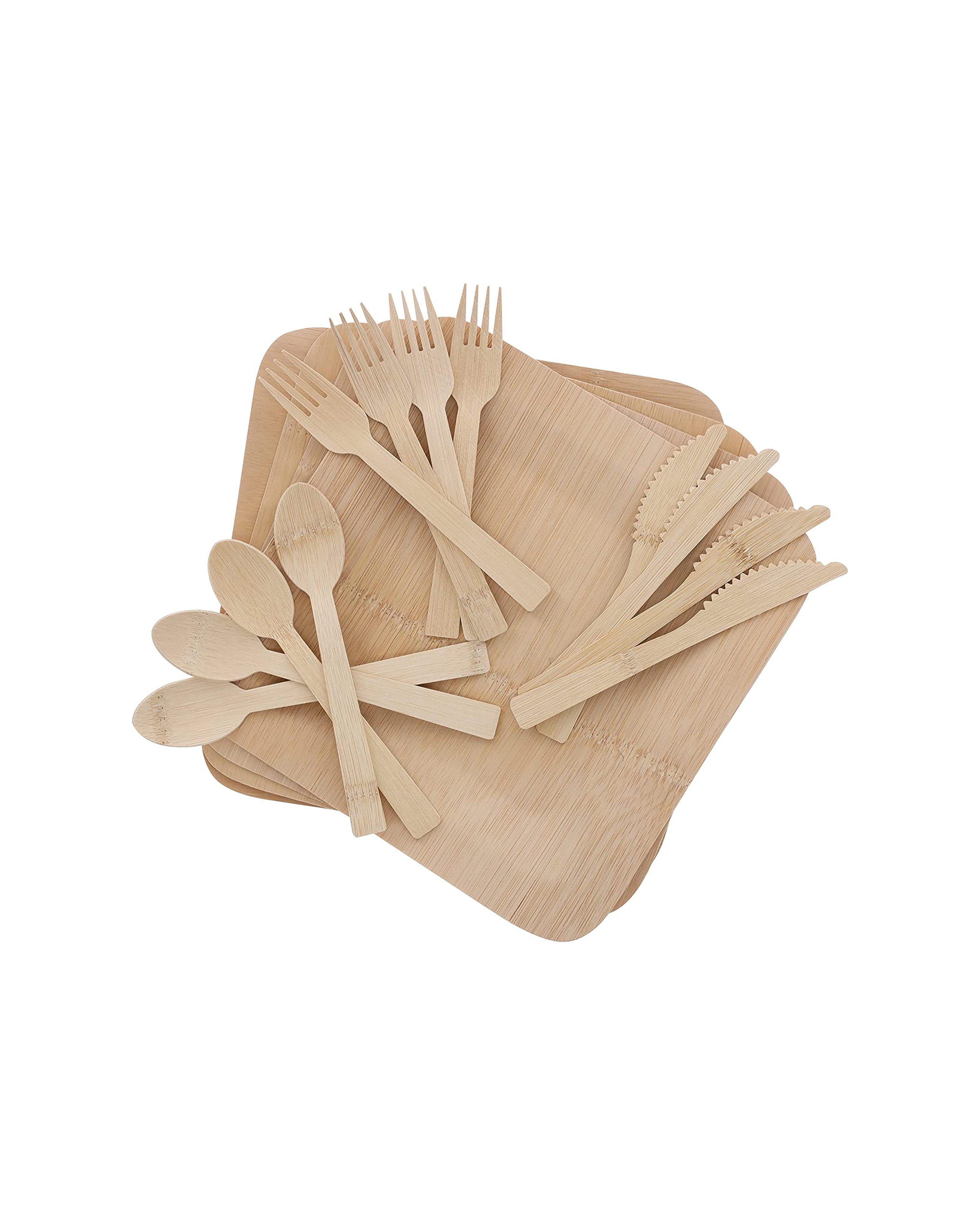 UST Bamboo Utensil Set -  No Colour