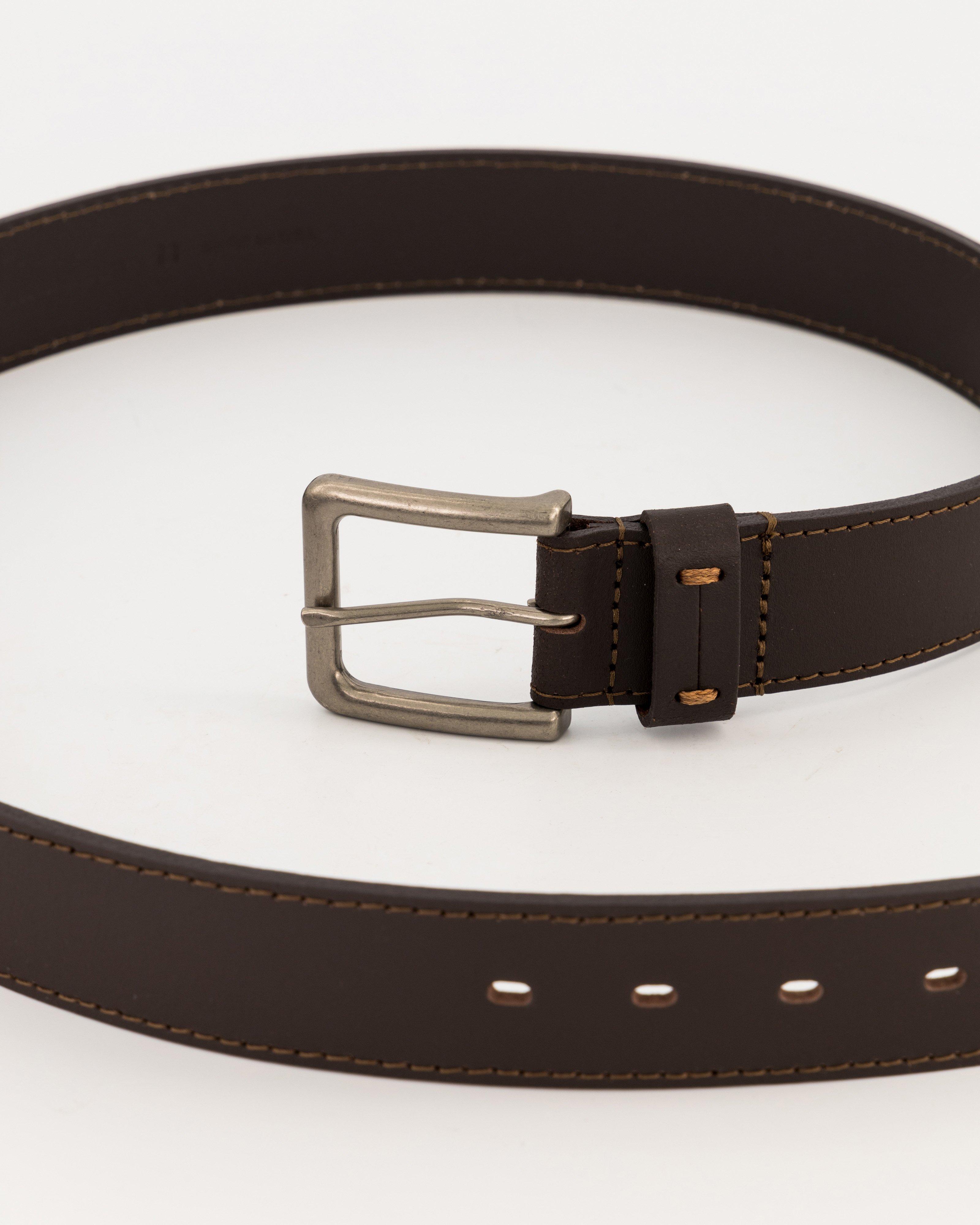 Aryan Lived in Leather Belt | Old Khaki