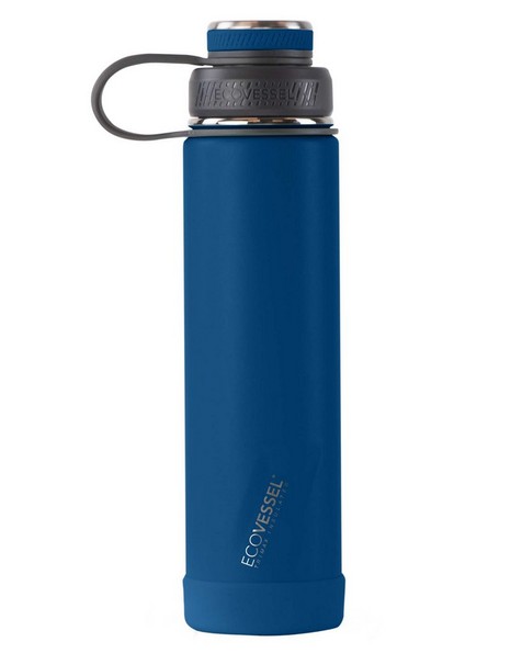 EcoVessel Boulder 710ml Water Bottle -  blue