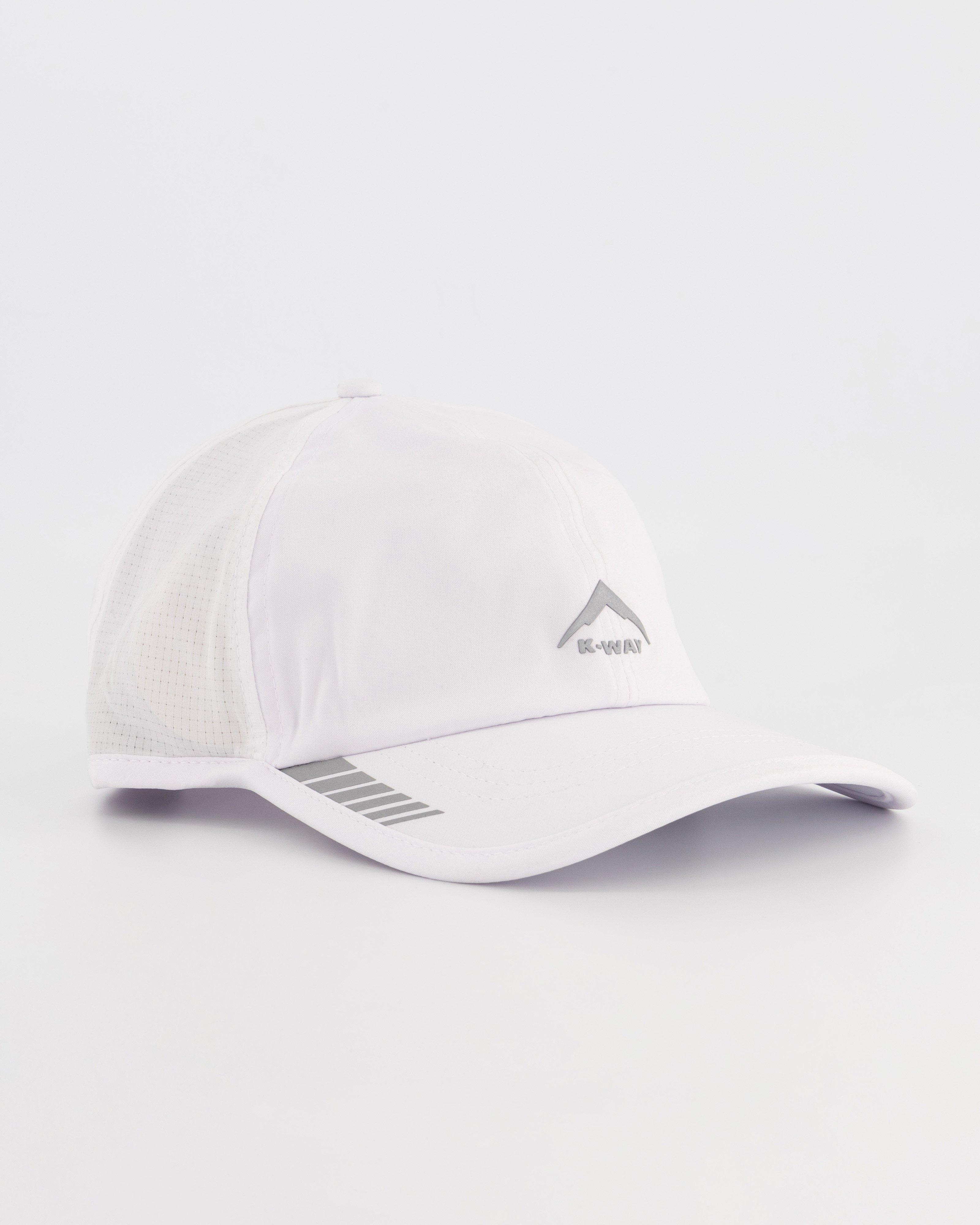 K-Way Stride Running Cap -  White