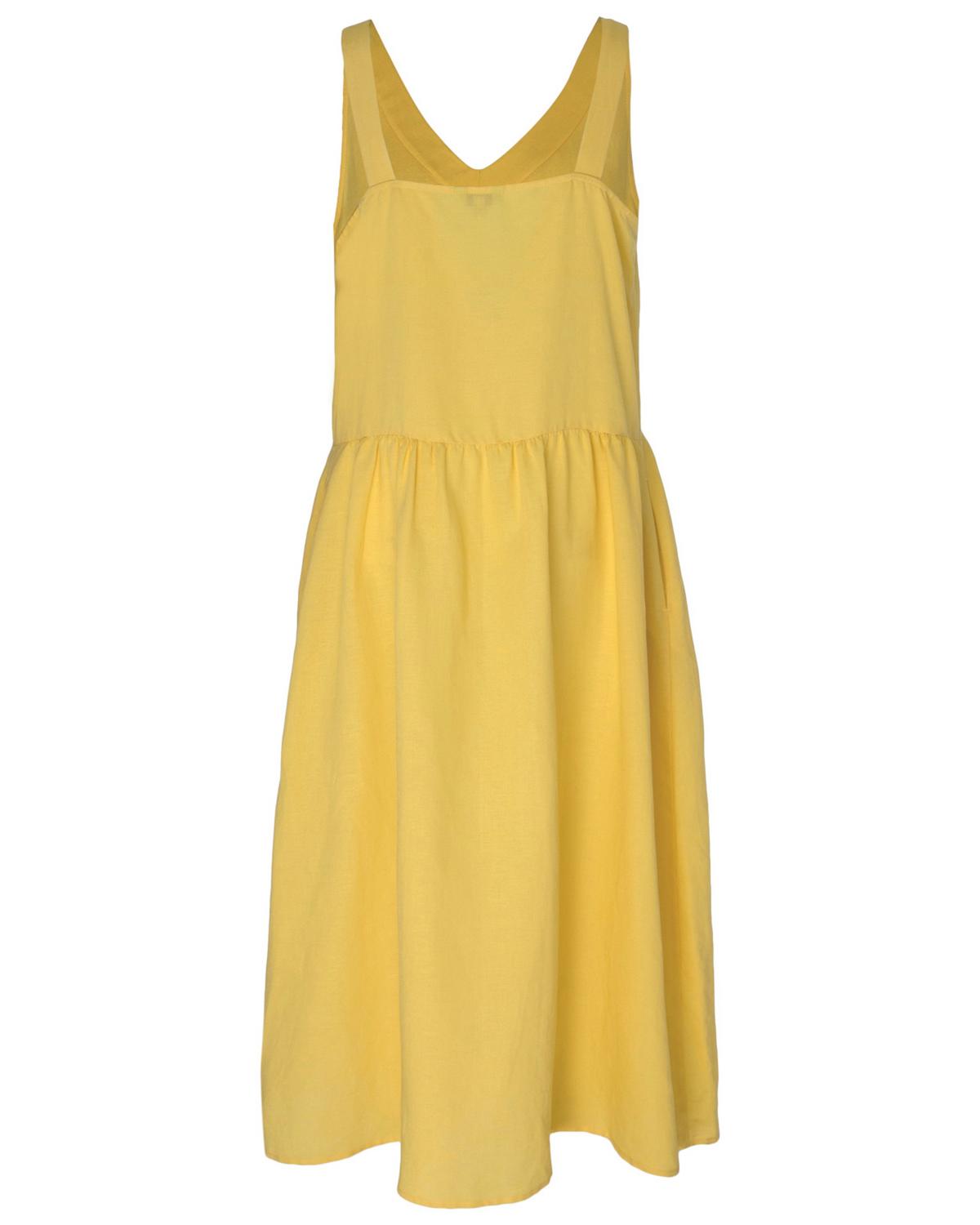 Deirdre A-line Dress -  yellow