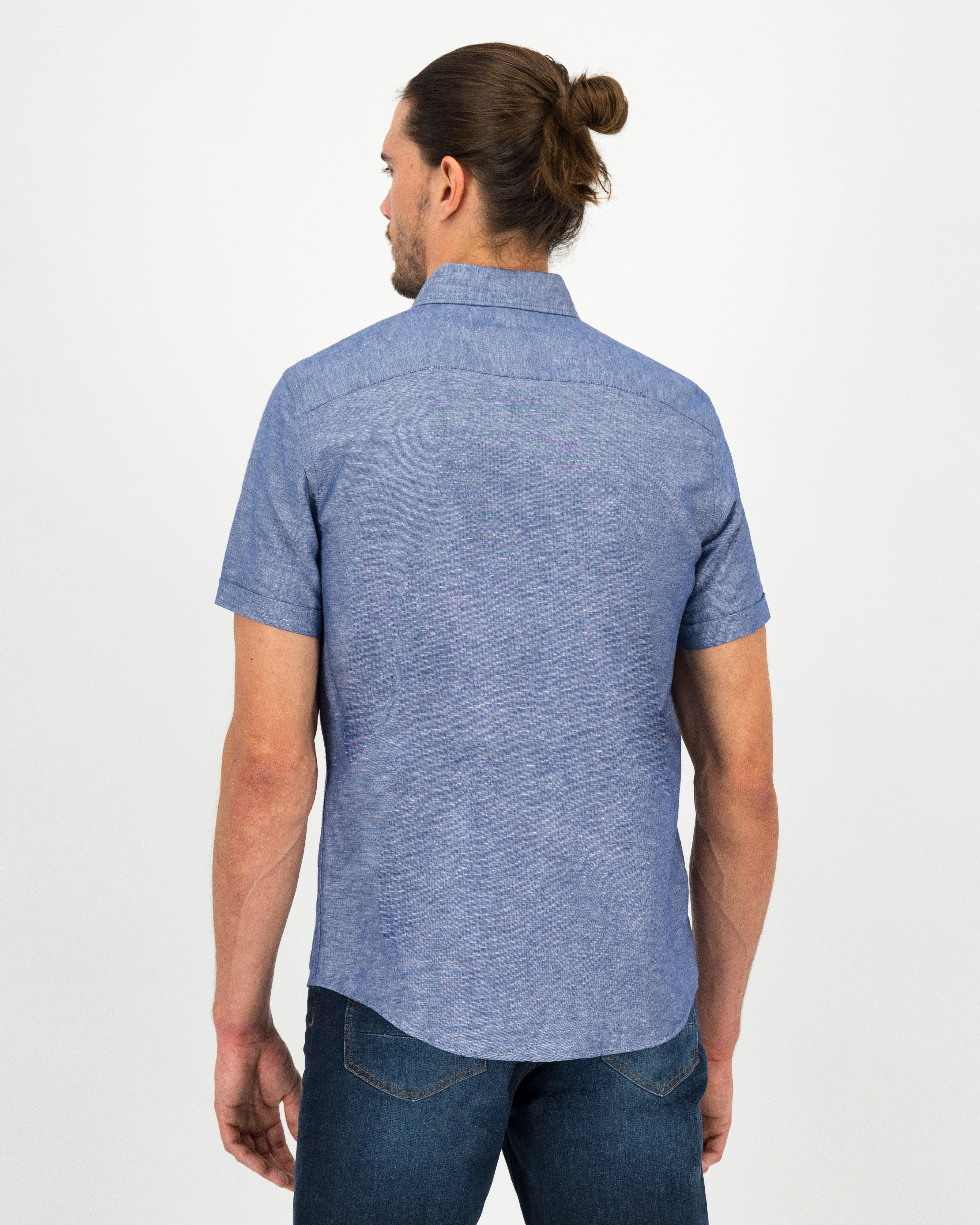 Old Khaki Men’s Colt Regular Fit Shirt -  Navy
