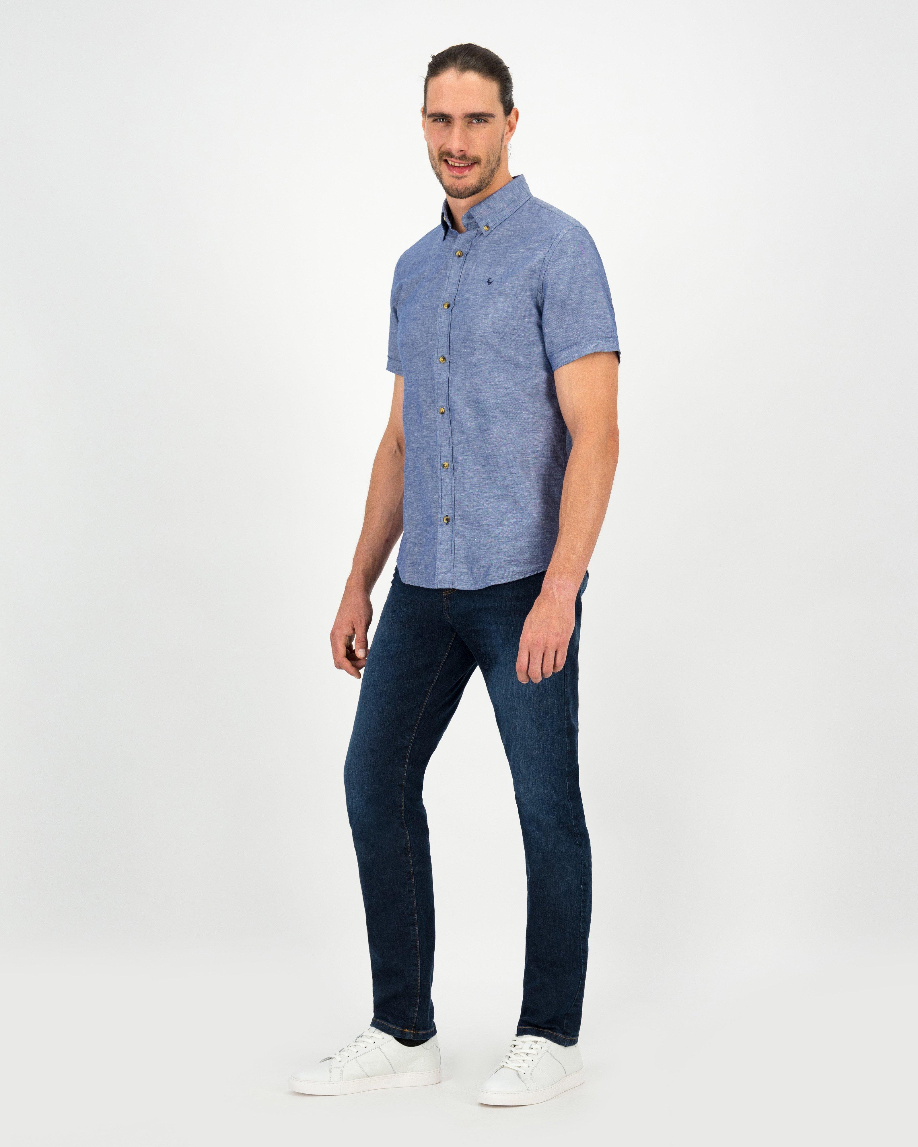 Old Khaki Men’s Colt Regular Fit Shirt -  Navy