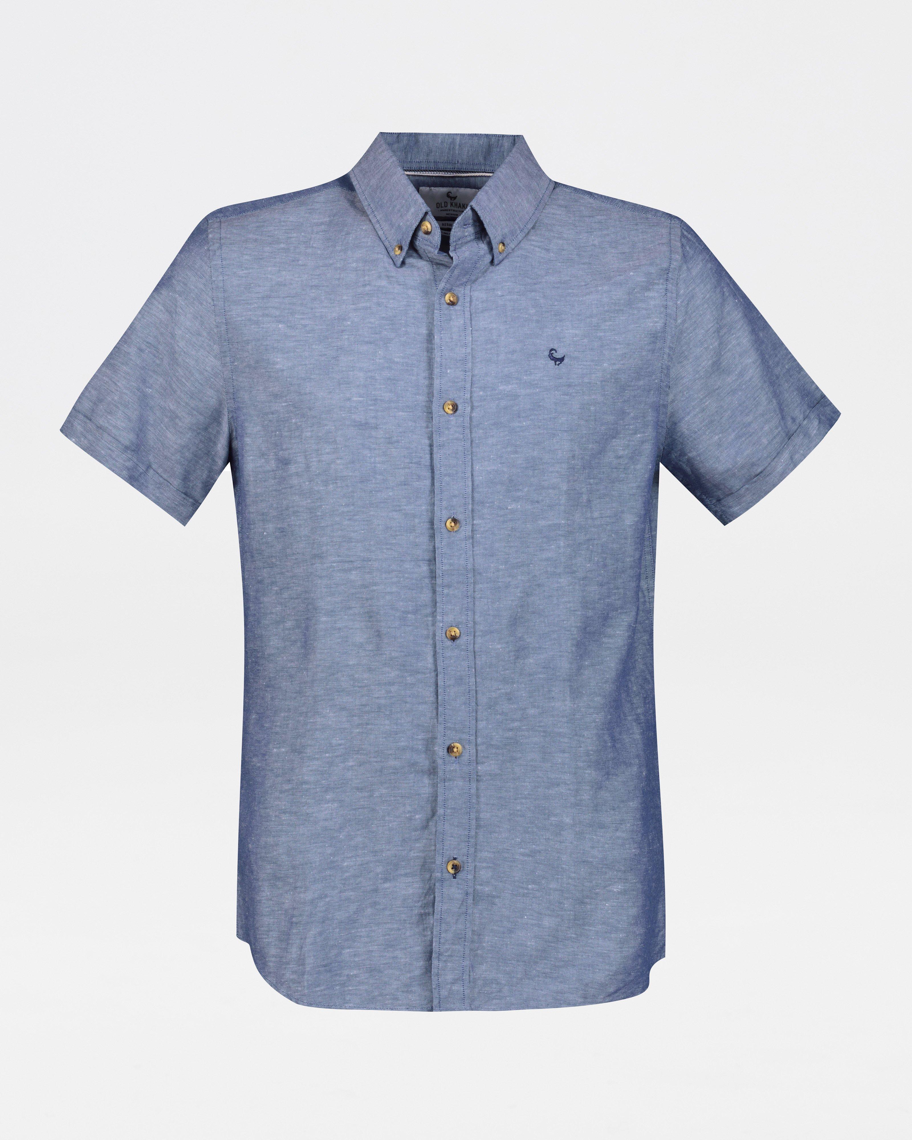 Old Khaki Men’s Colt Regular Fit Shirt -  Navy