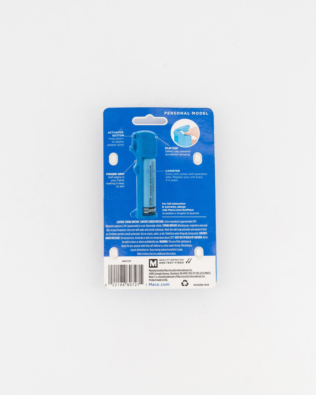 Mace Pocket Pepper Spray -  Blue