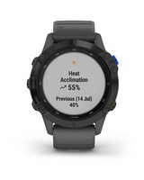 Garmin Fenix 6 Pro Solar Watch -  graphite-graphite