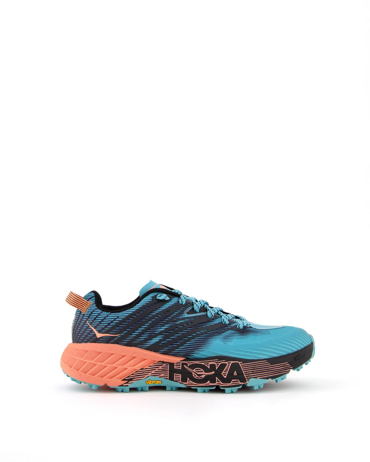 HOKA Women’s Speedgoat 4 Trail Running Shoes -  Blue
