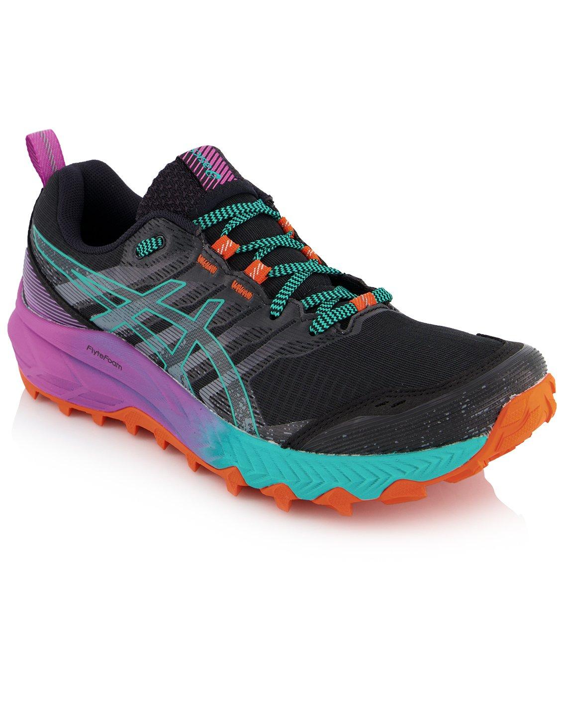 ASICS Women’s FUJITRABUCO™ 9 Trail Running Shoes -  Black /Aqua