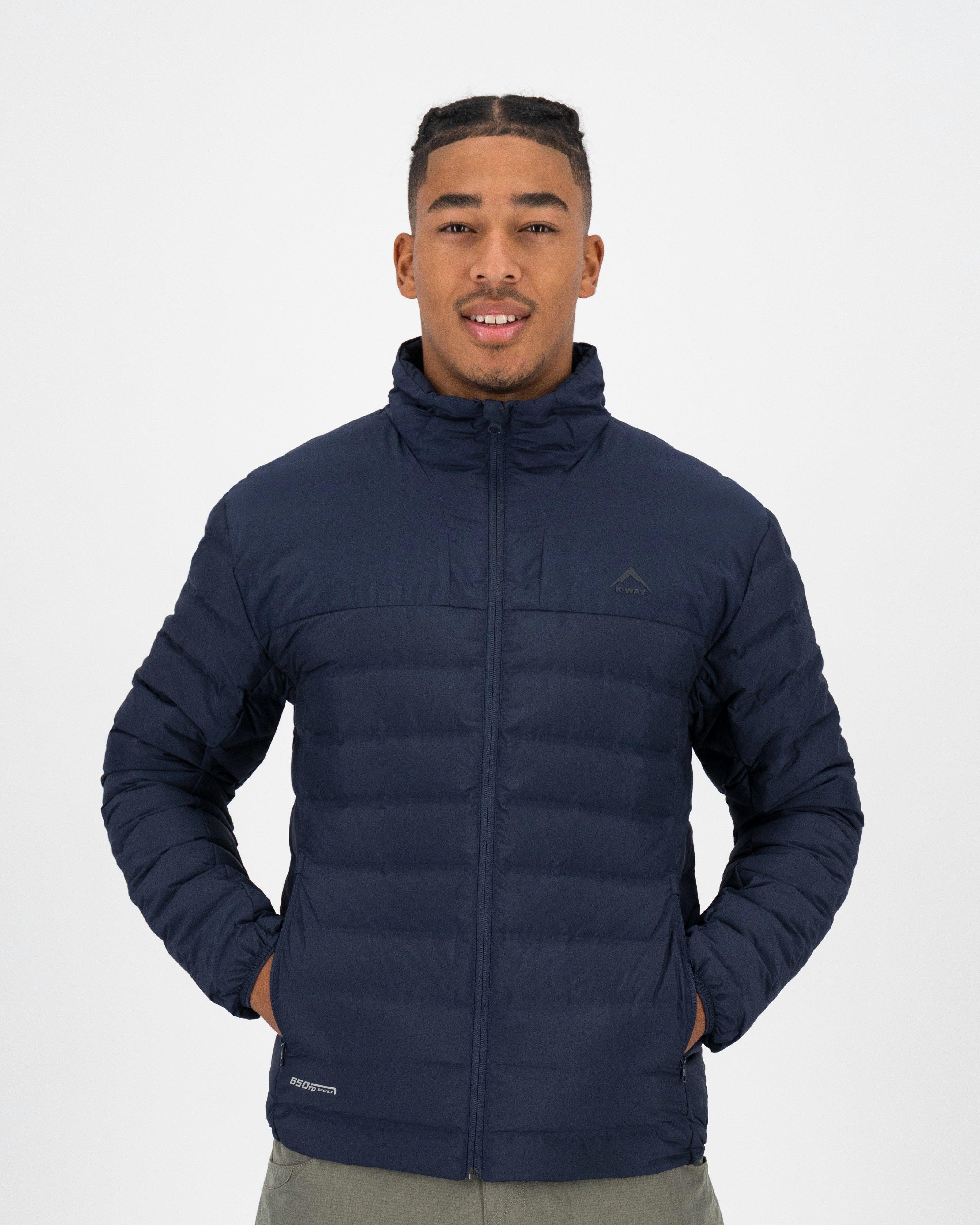 K-Way Men's Creek Down Jacket -  Navy