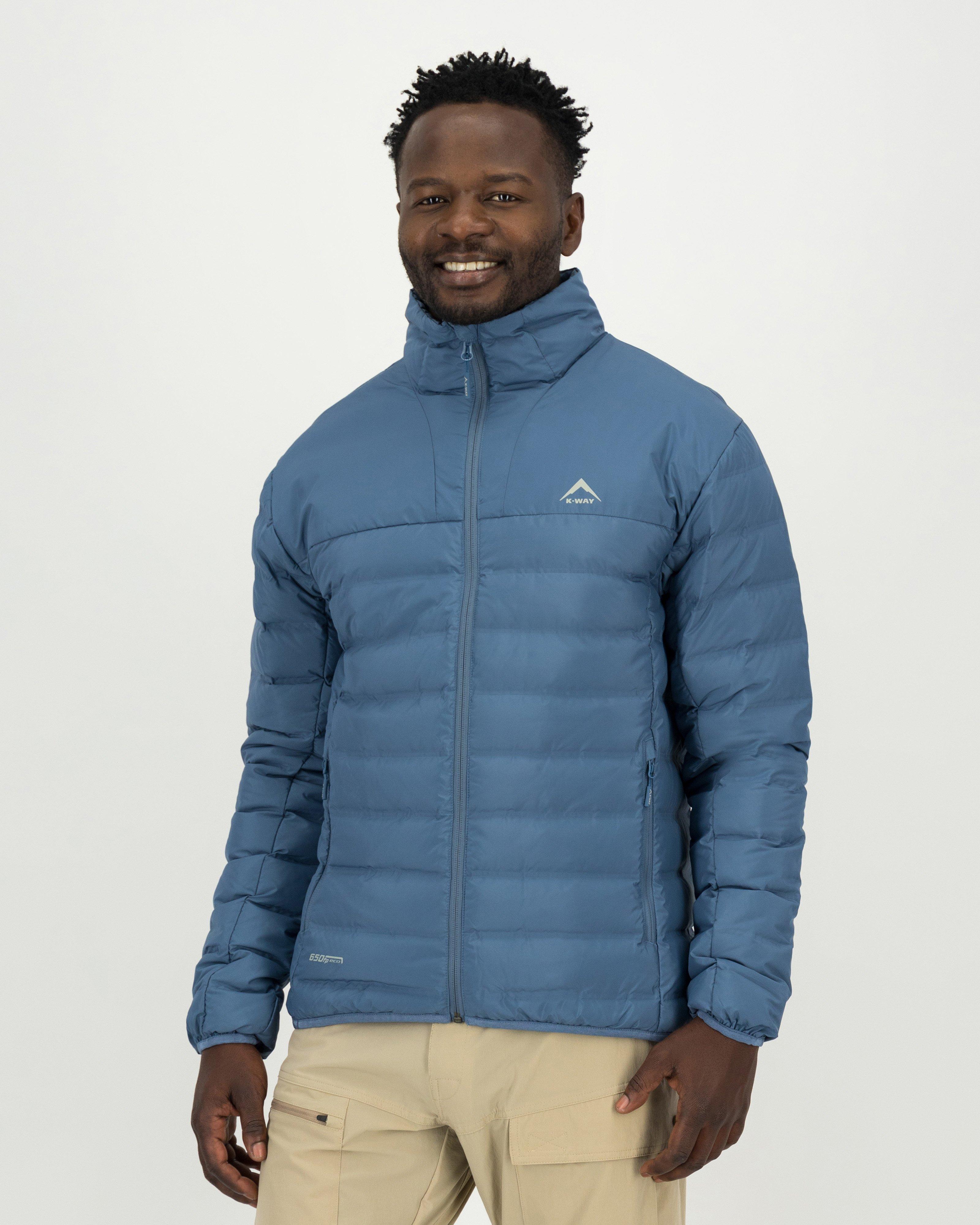 K-Way Men's Creek Down Jacket -  Sea Blue