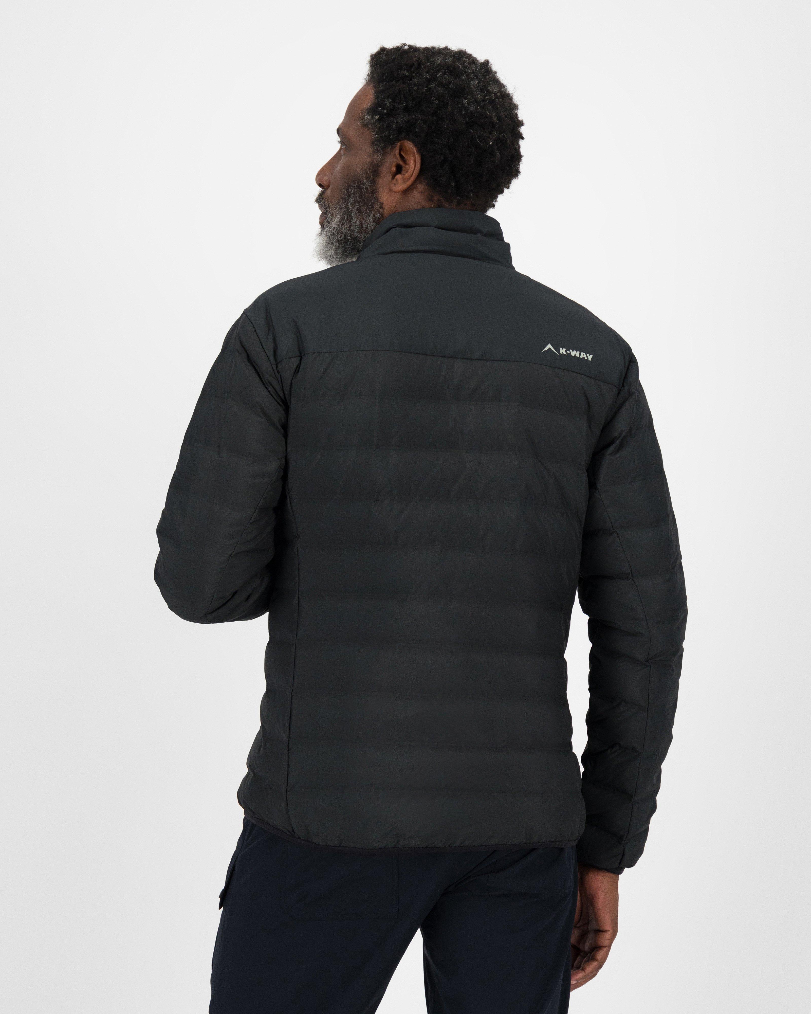 K-Way Men's Creek Down Jacket -  Black