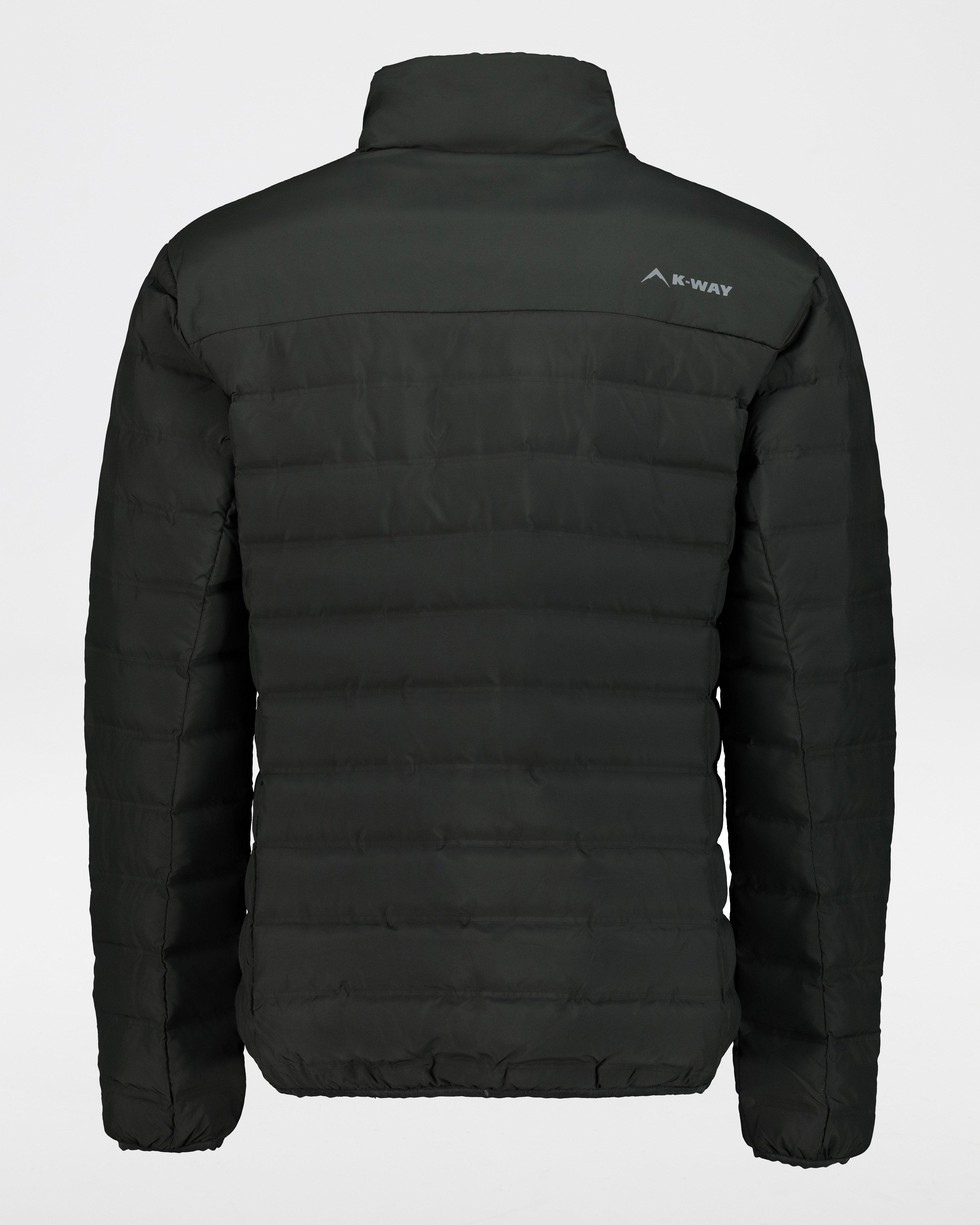 K-Way Men's Creek Down Jacket -  Black