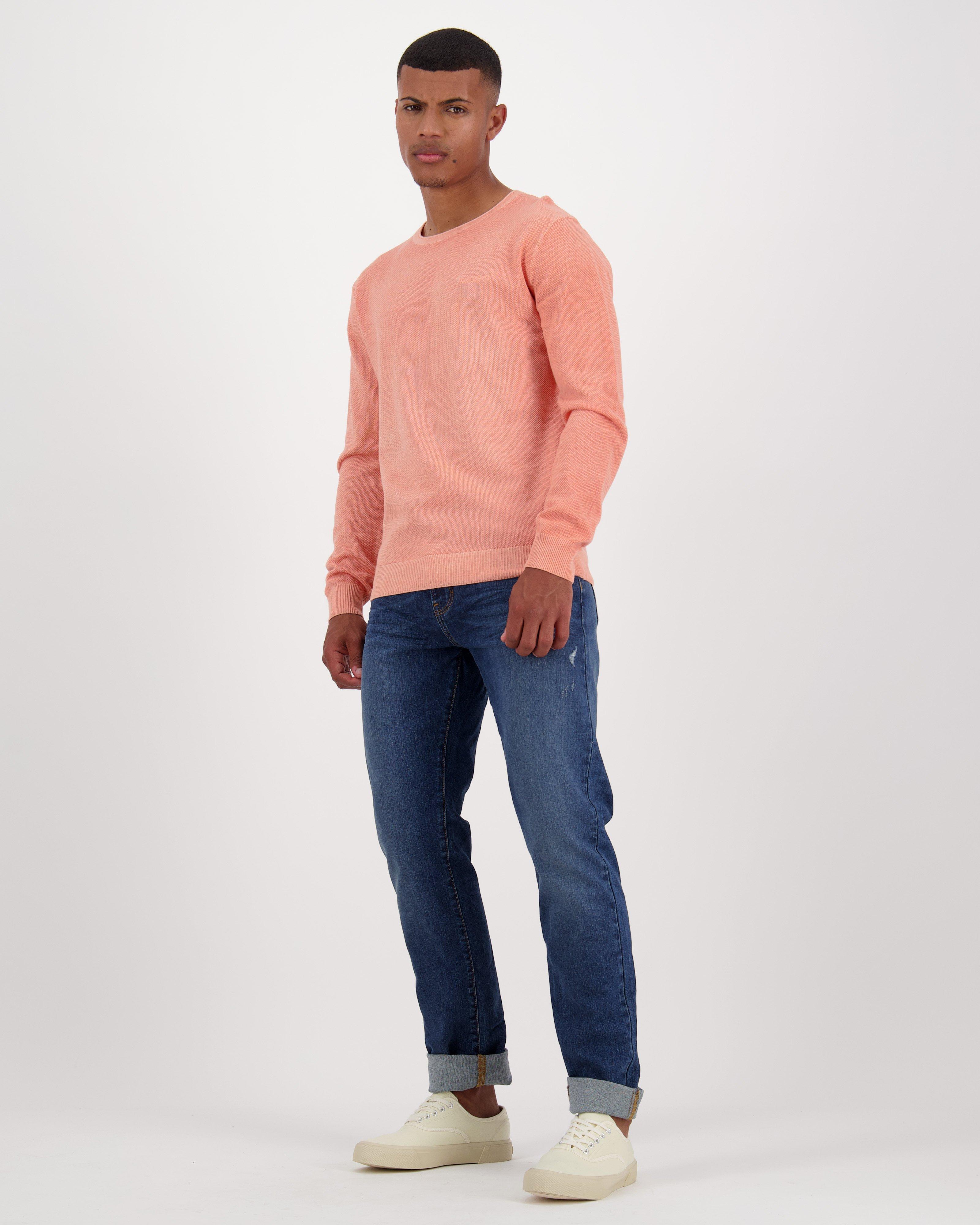 Old Khaki Men's Archer Crew -  Orange